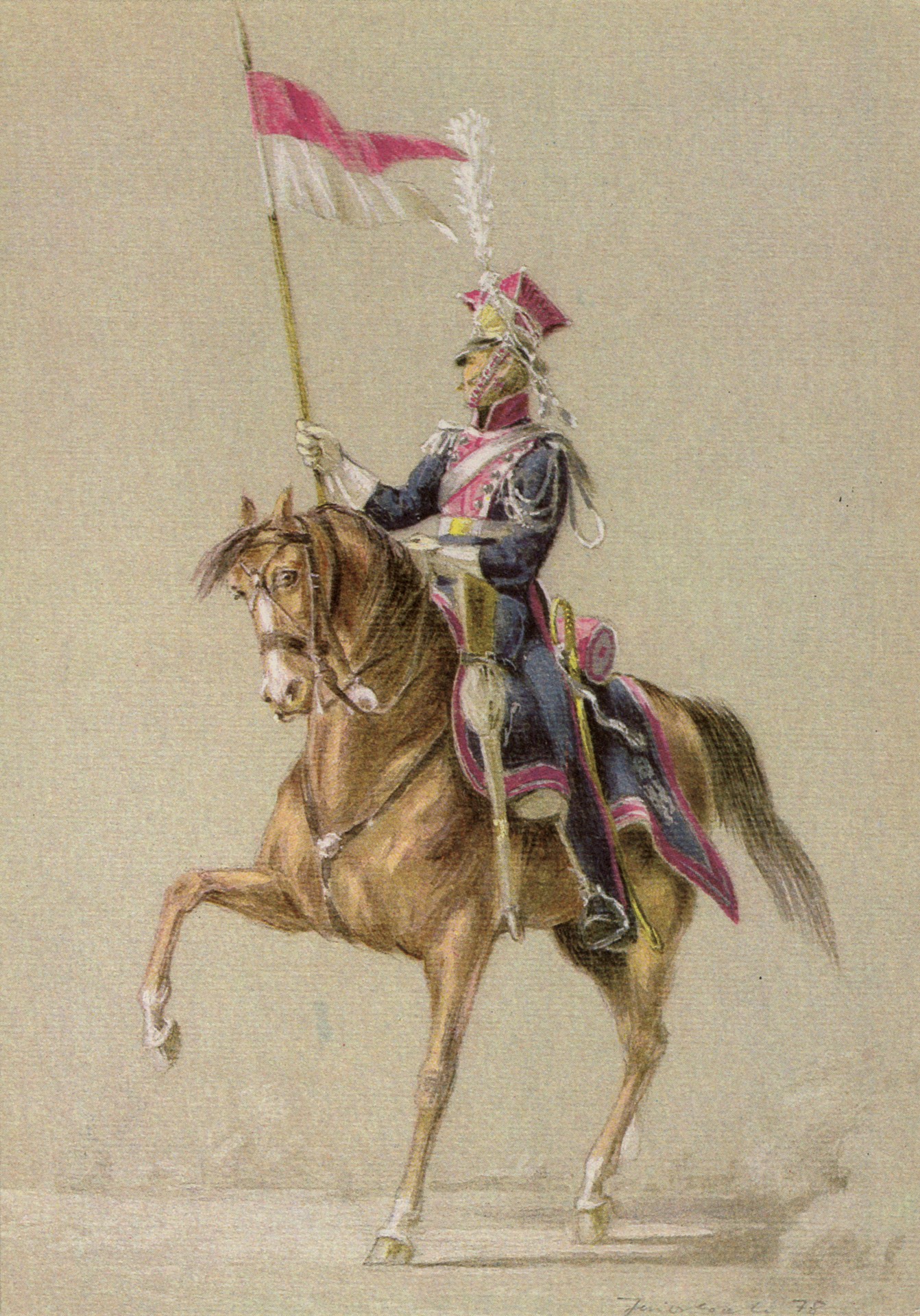 Знаменосец. 1810-1812