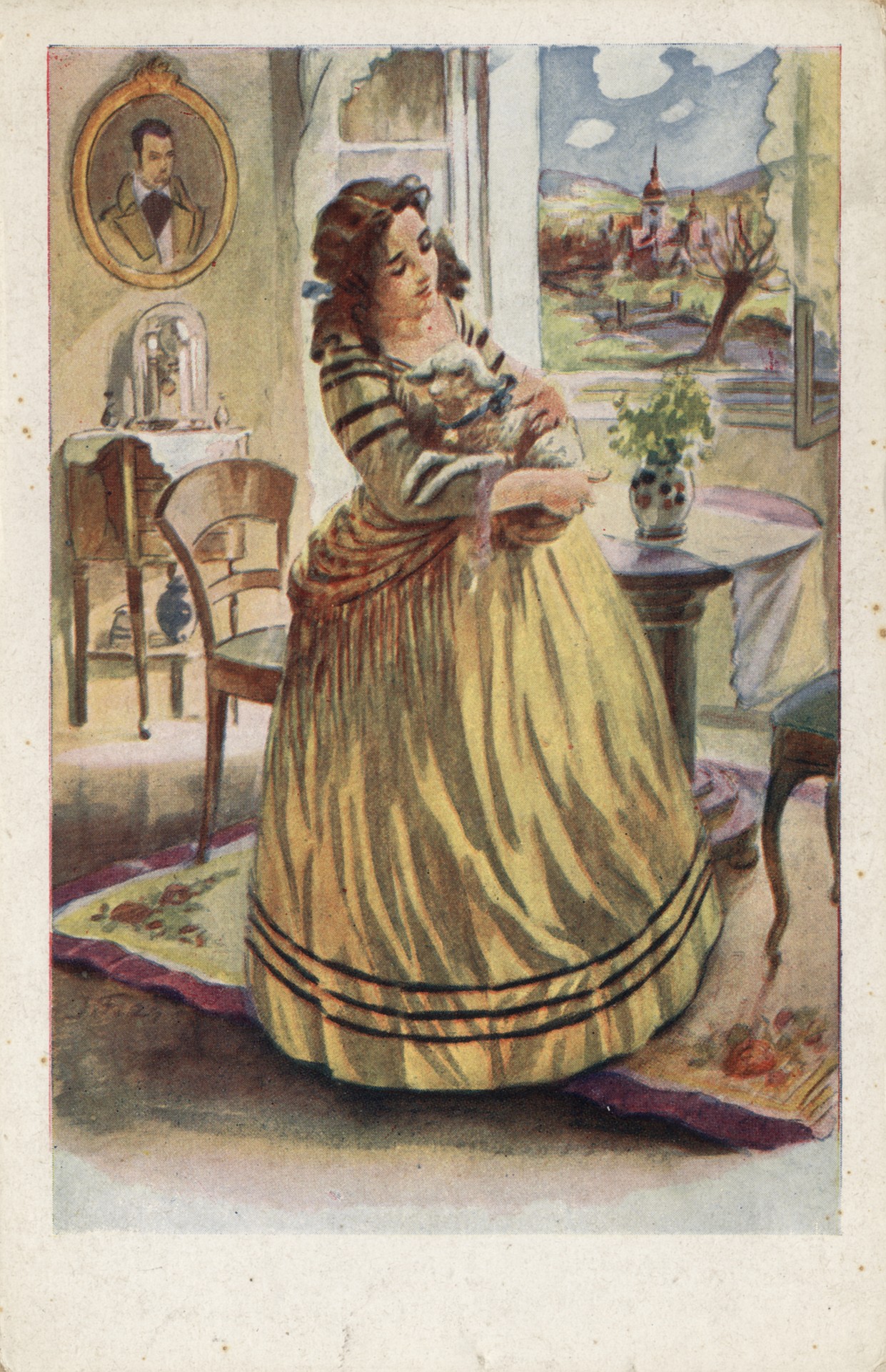 Дама с ягнёнком