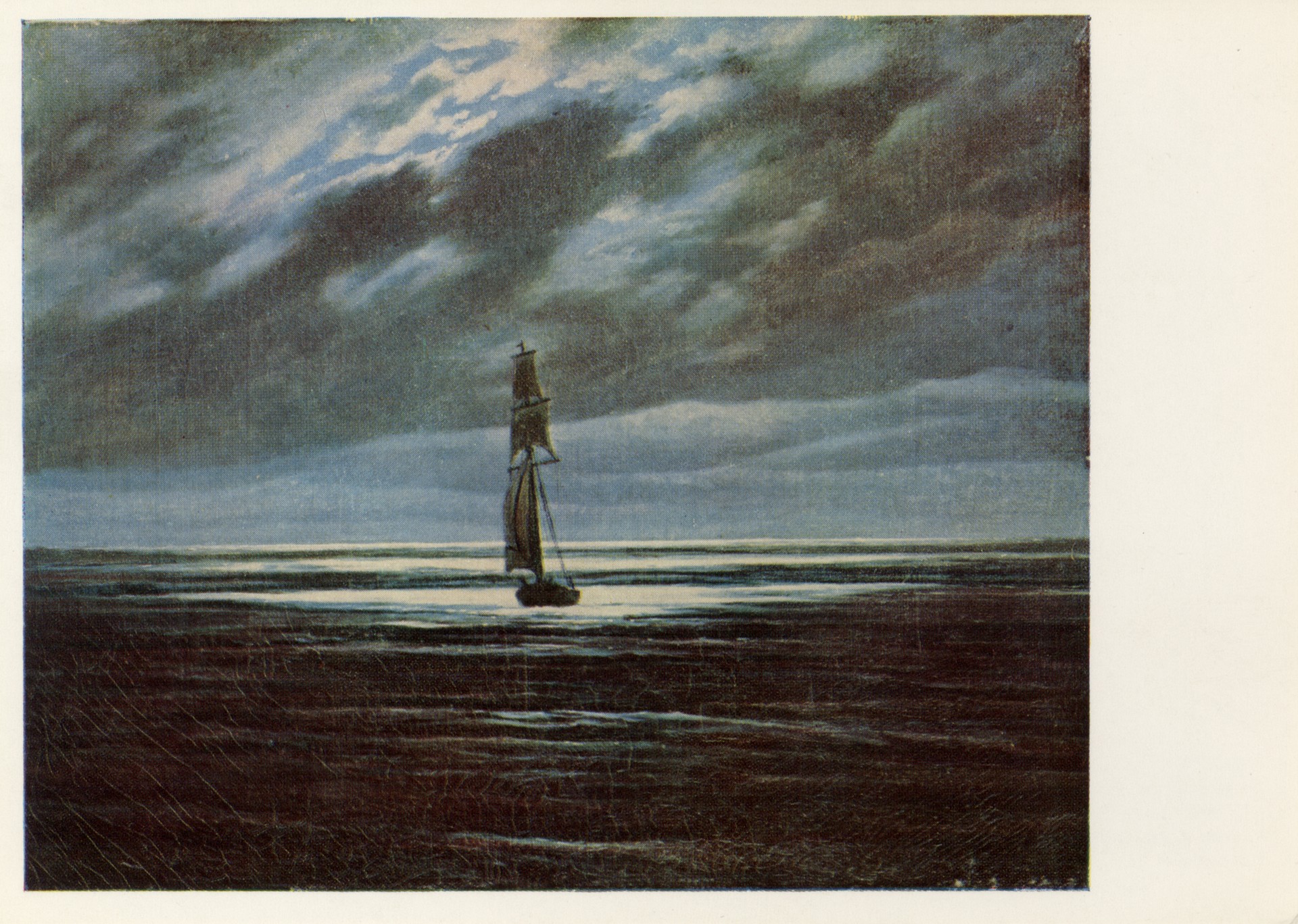 Лунный свет над морем