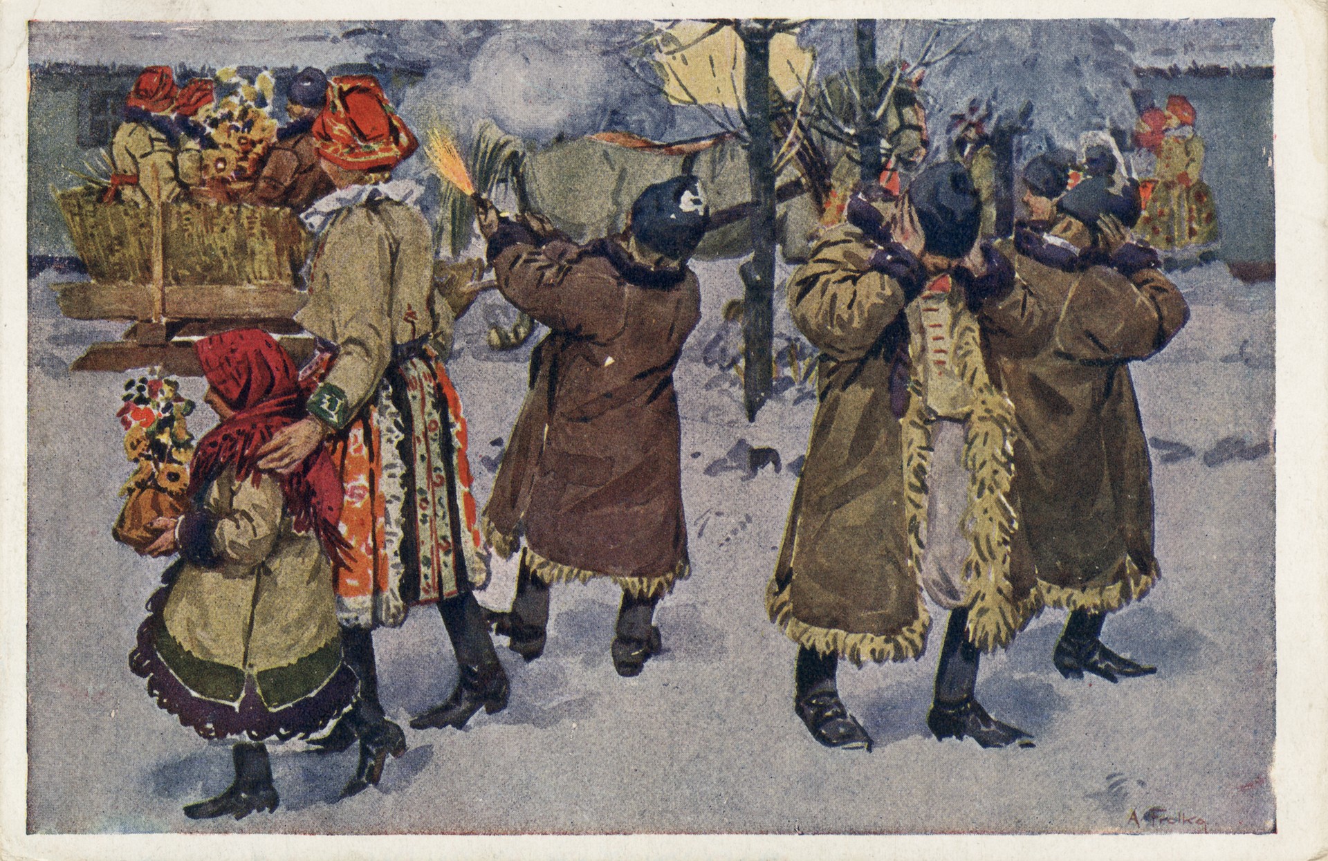 Новогодняя открытка 8