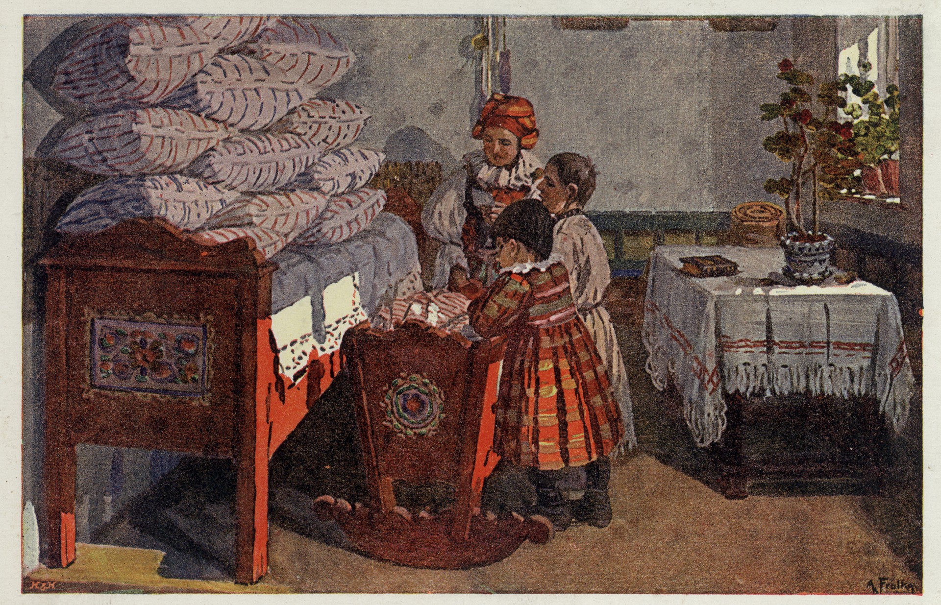 Около кроватки