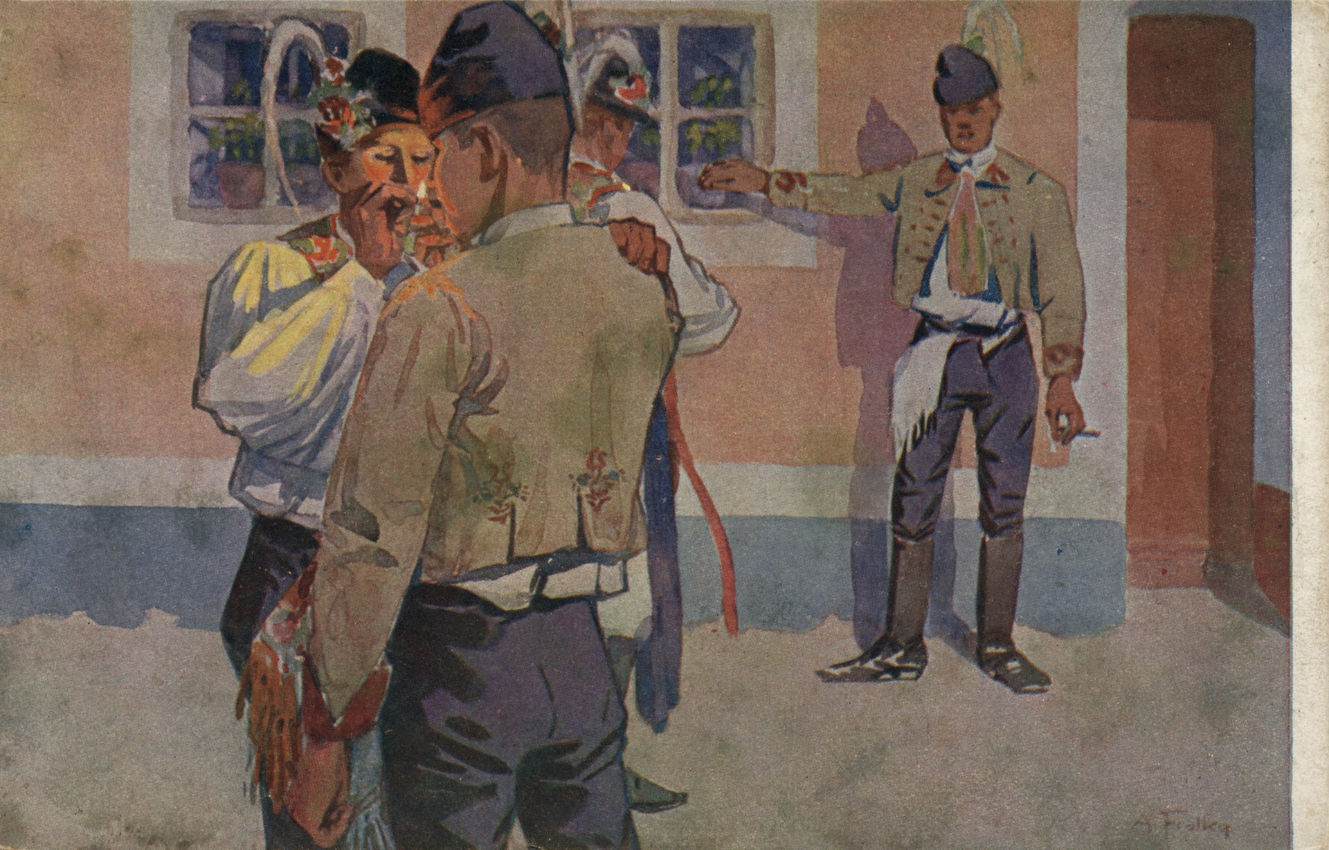 Угощение полицейского