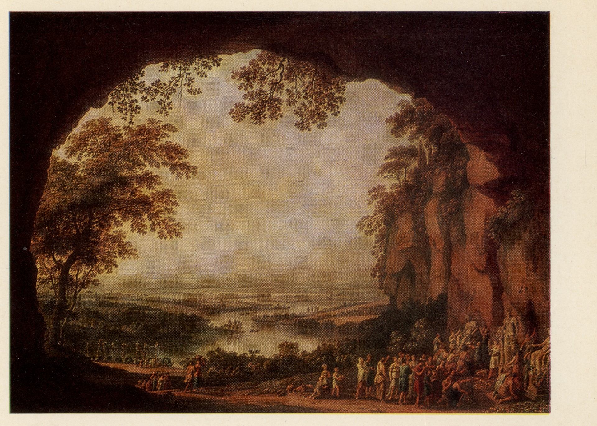 Пейзаж со сценой античного празднества