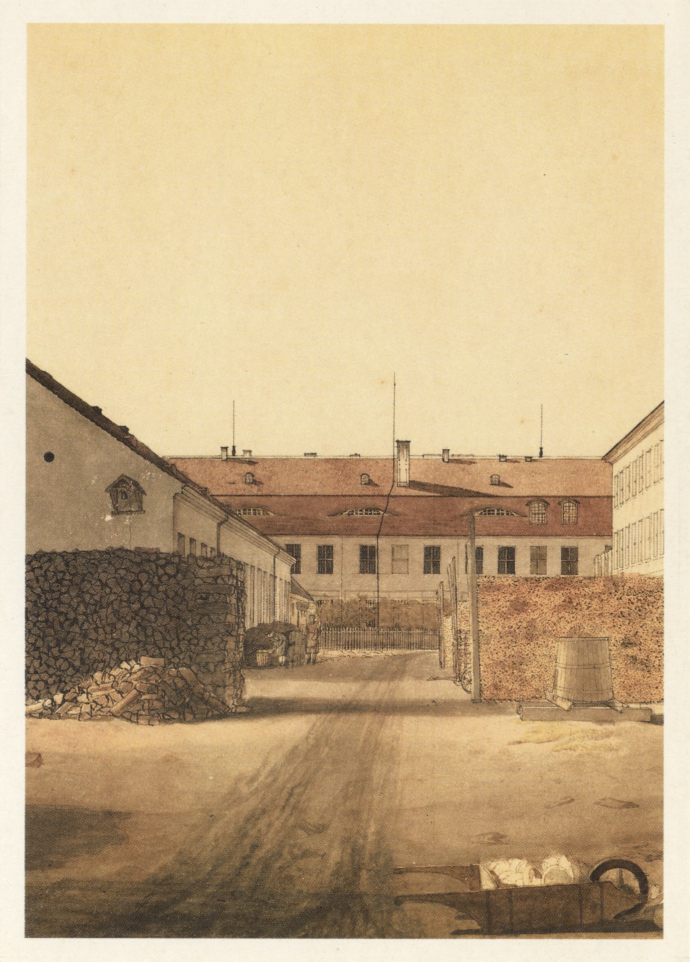 Двор королевского фарфорового завода в Берлине