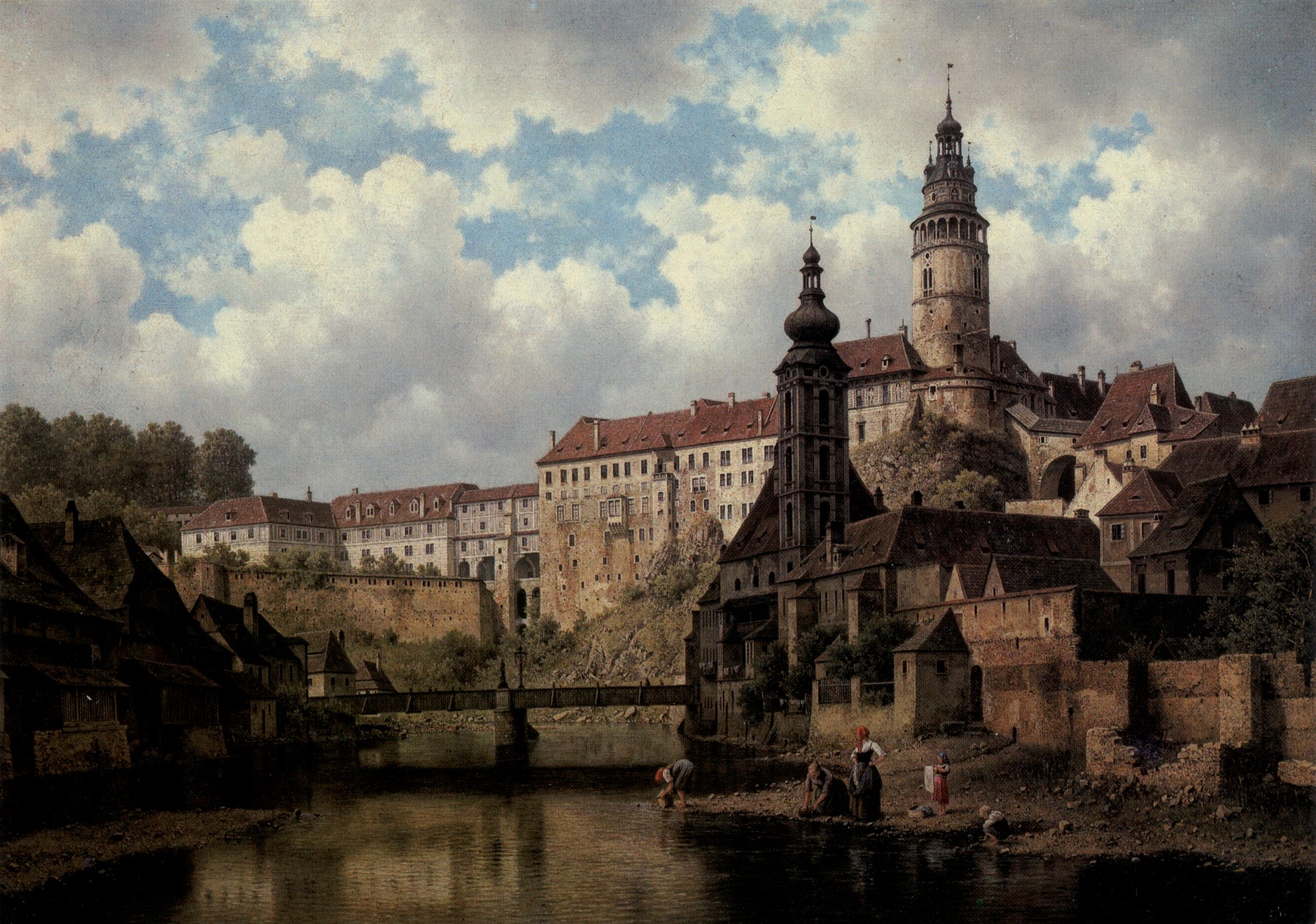 Вид на Чешский Крумлов