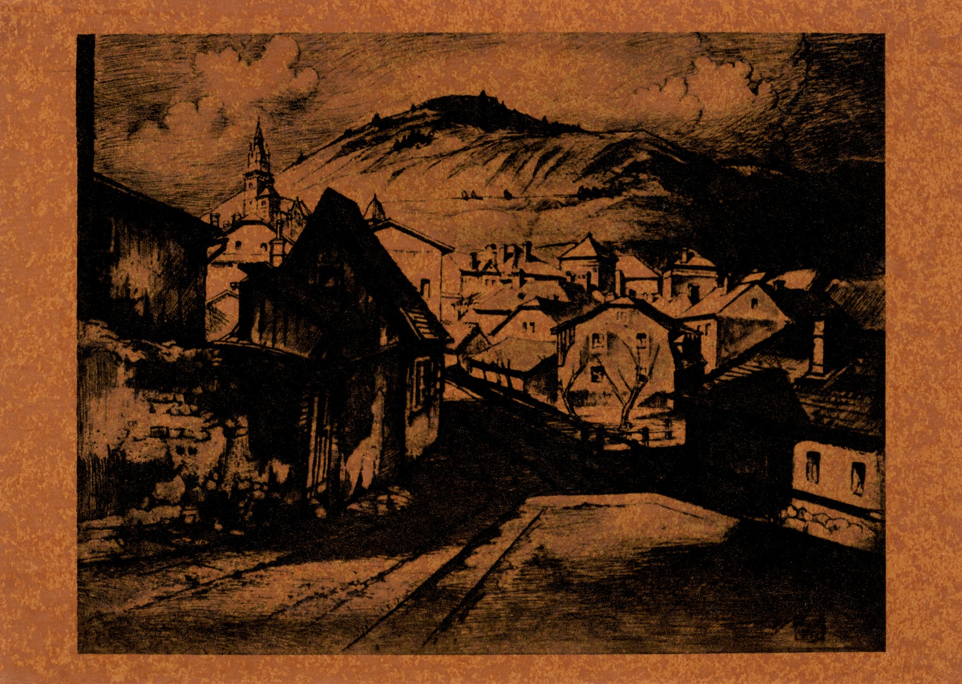 Вид на г. Кремница со стороны мельницы