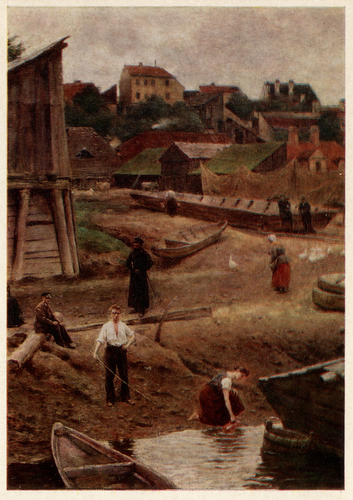 Набережная Вислы в Варшаве