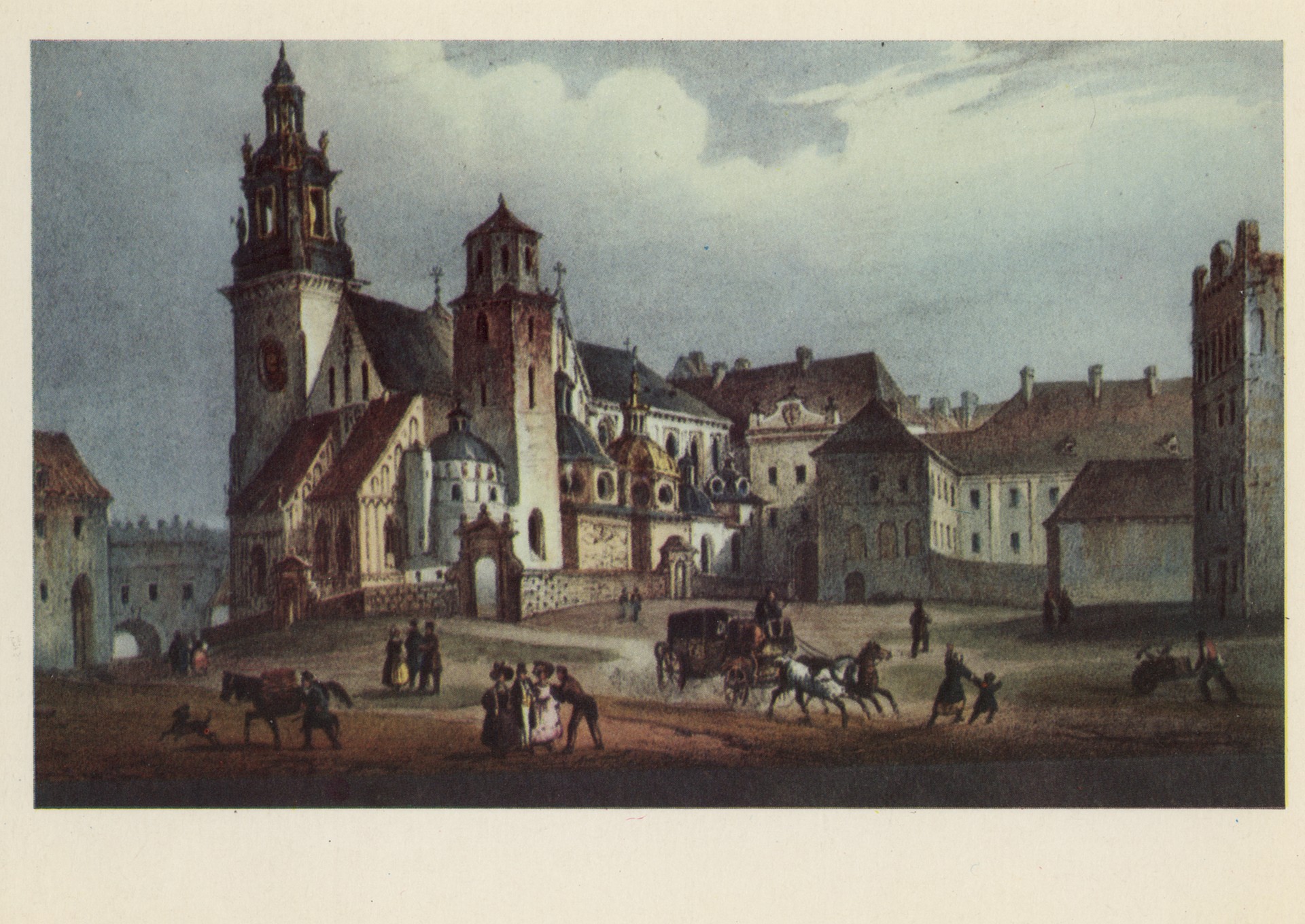 Вавельский кафедральный собор с башнями Сигизмунд и Васа