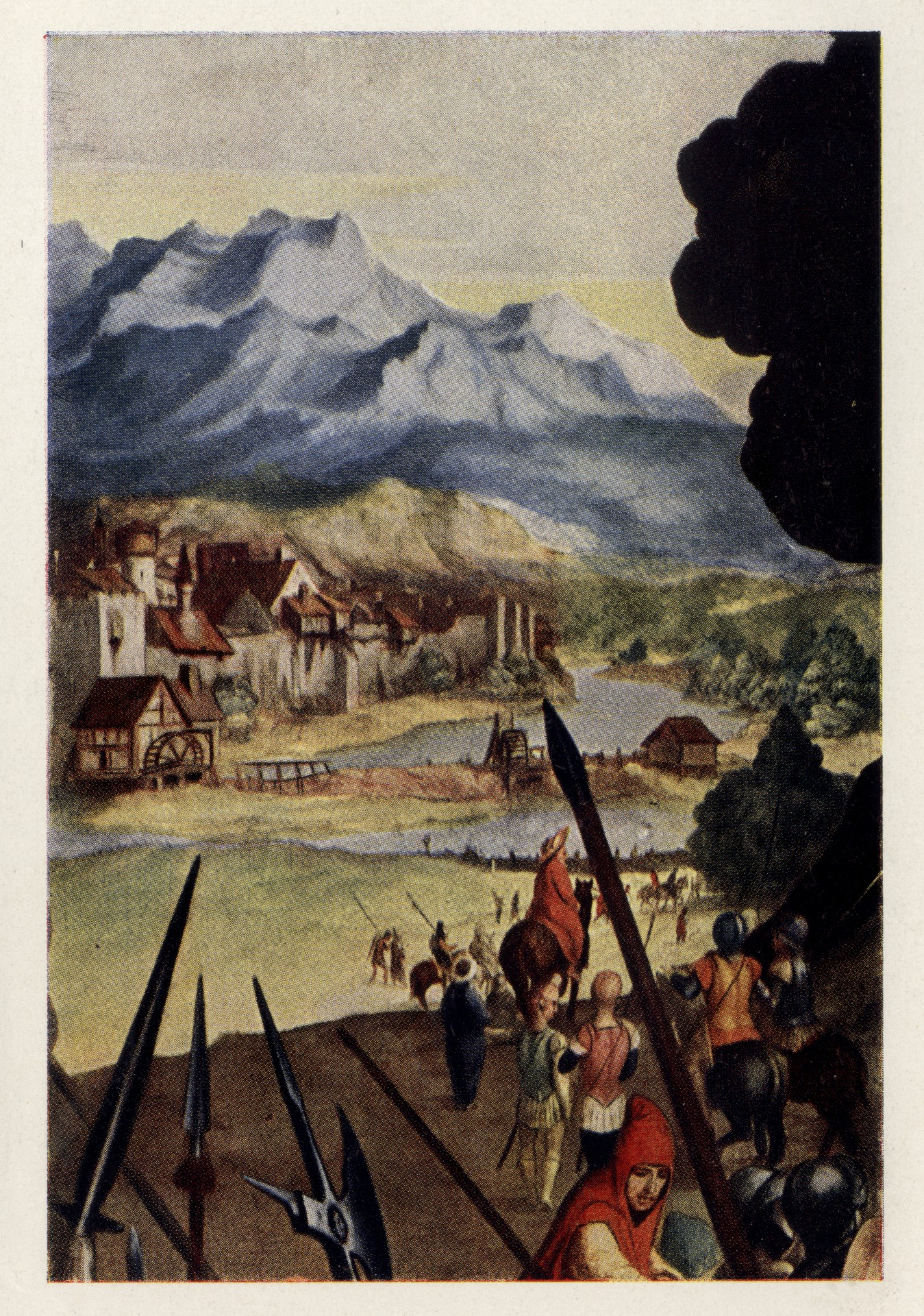 Деталь из картины Несение креста