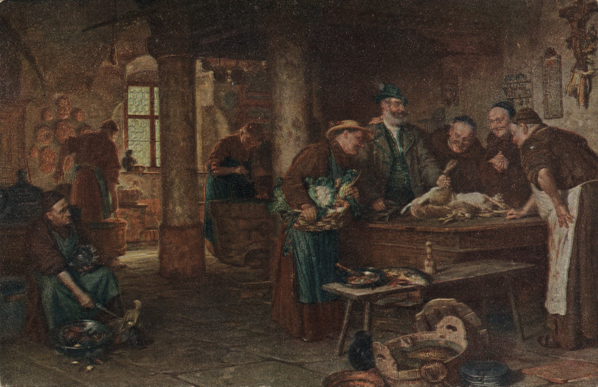 В монастырской кухне