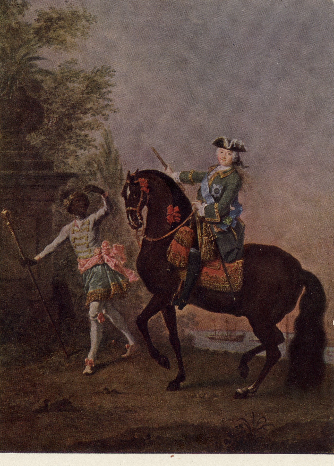 Портрет императрицы Елизаветы Петровны на коне