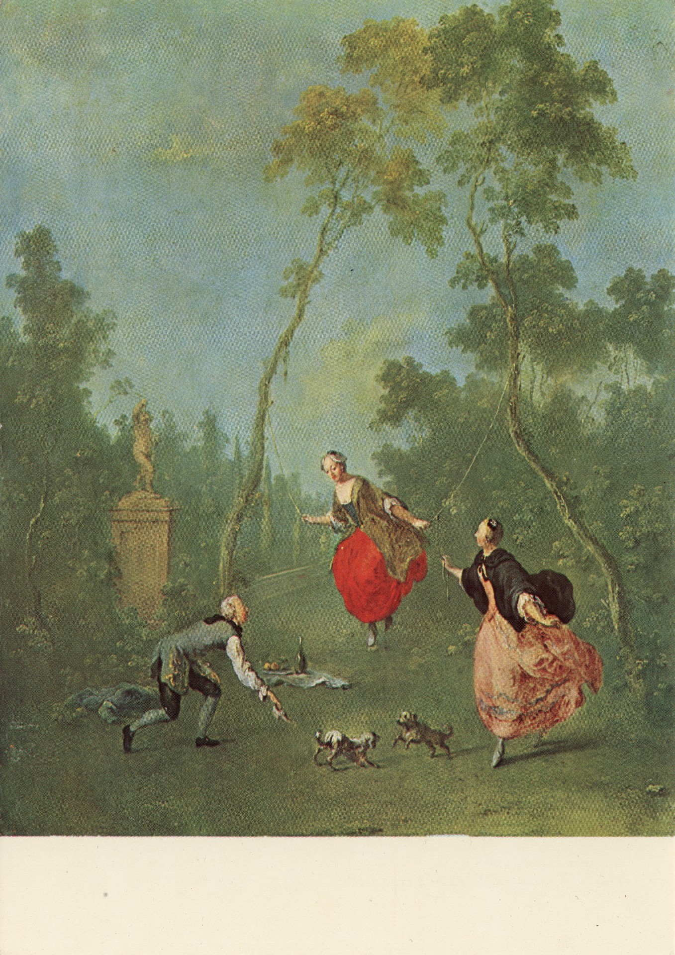 Дама на качелях