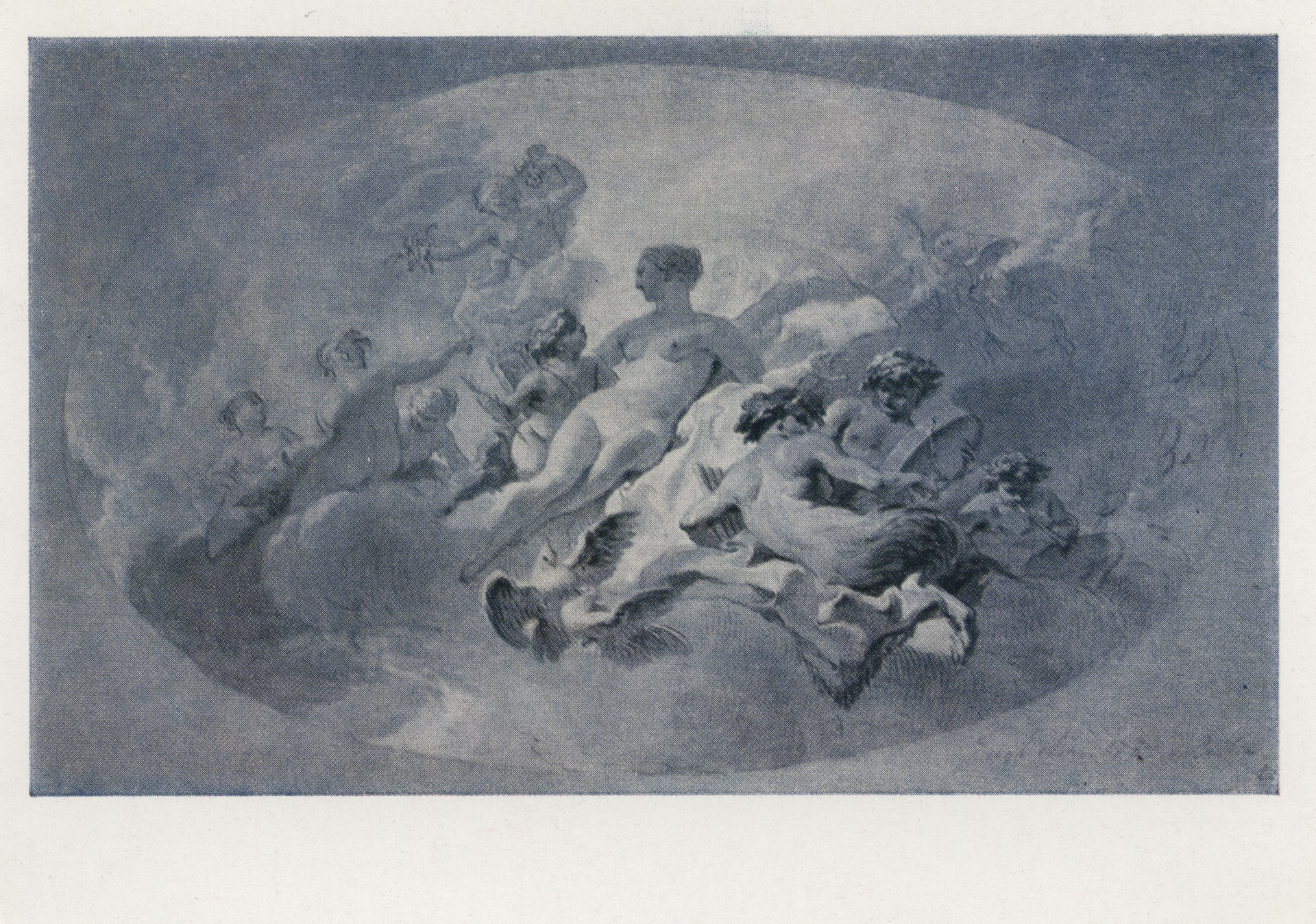 Эскиз плафона с Венерой