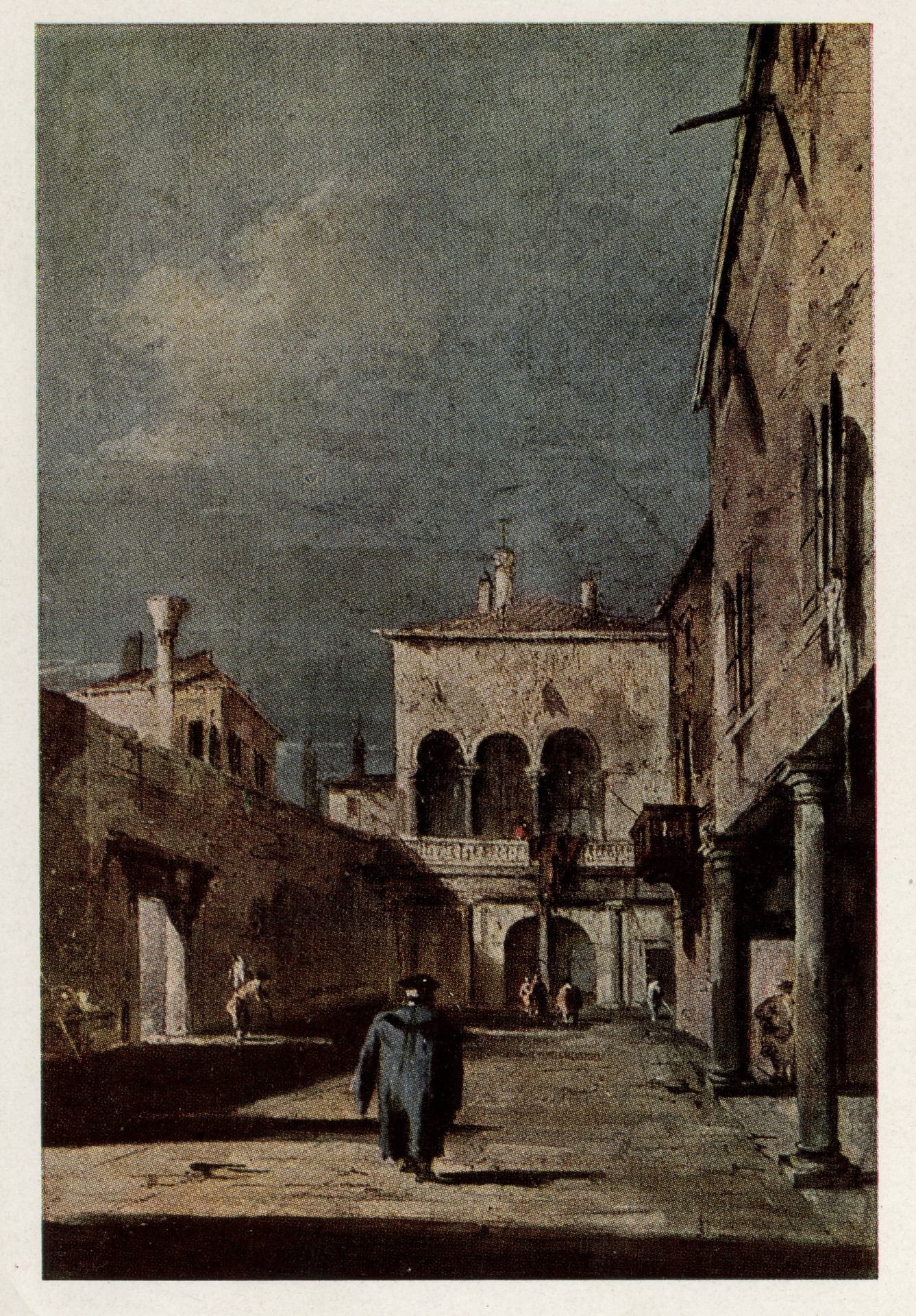 Вид венецианского дворика