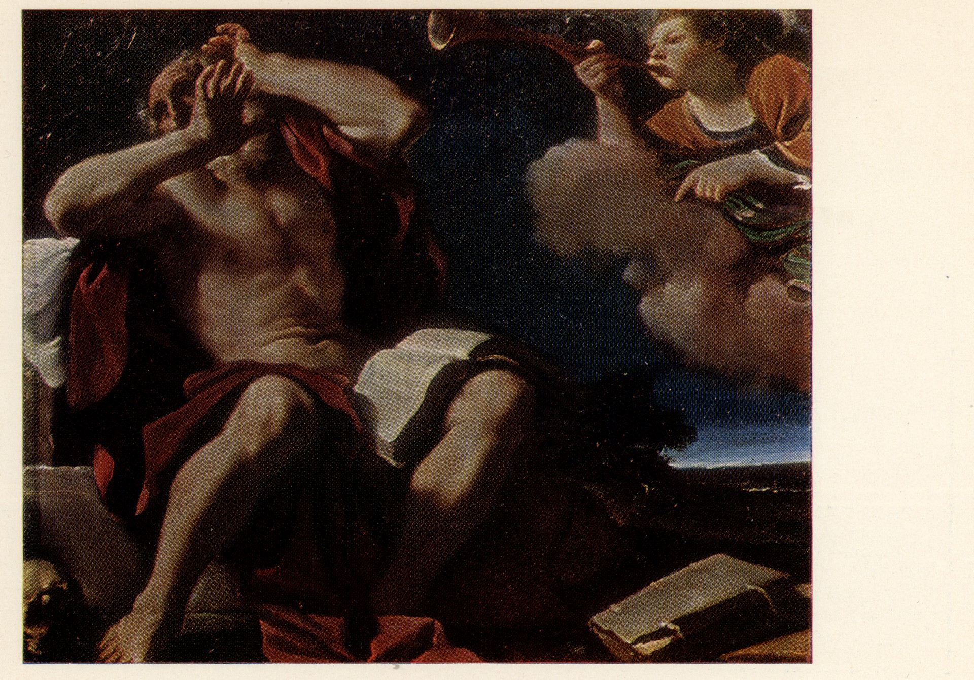 Св. Иероним с трубящим ангелом