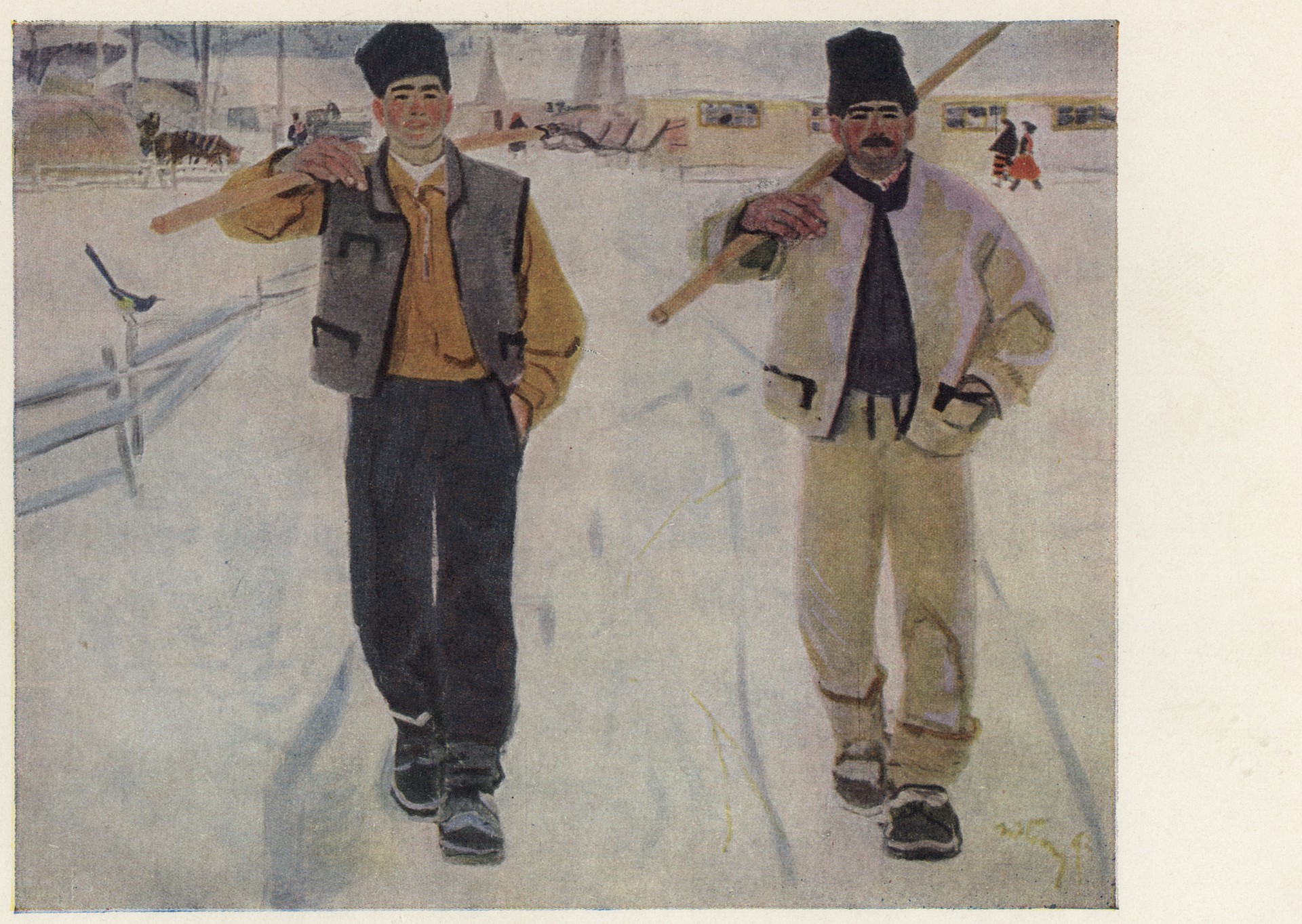 Вместе с отцом