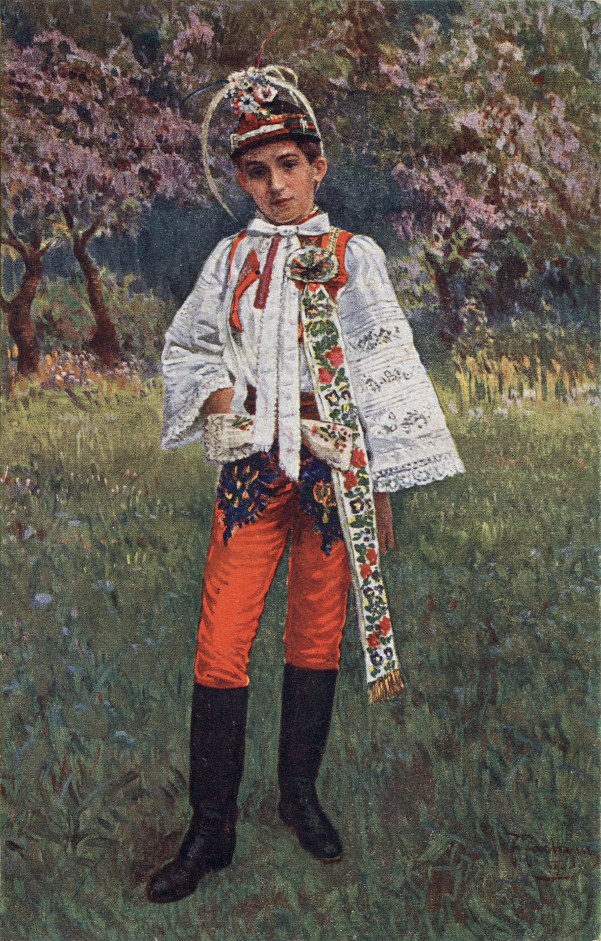 Пасхальная открытка