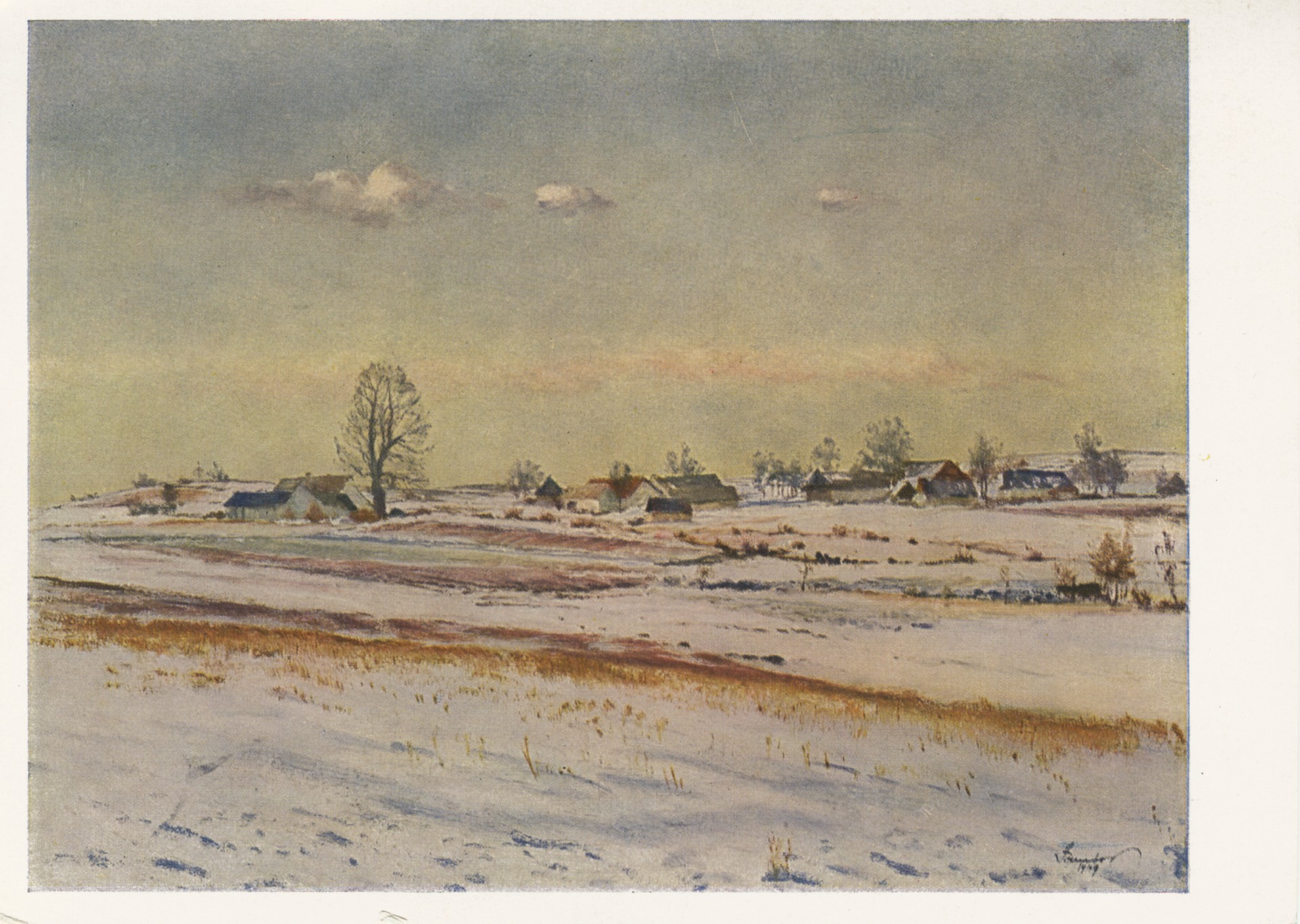 Зима в Блатинах