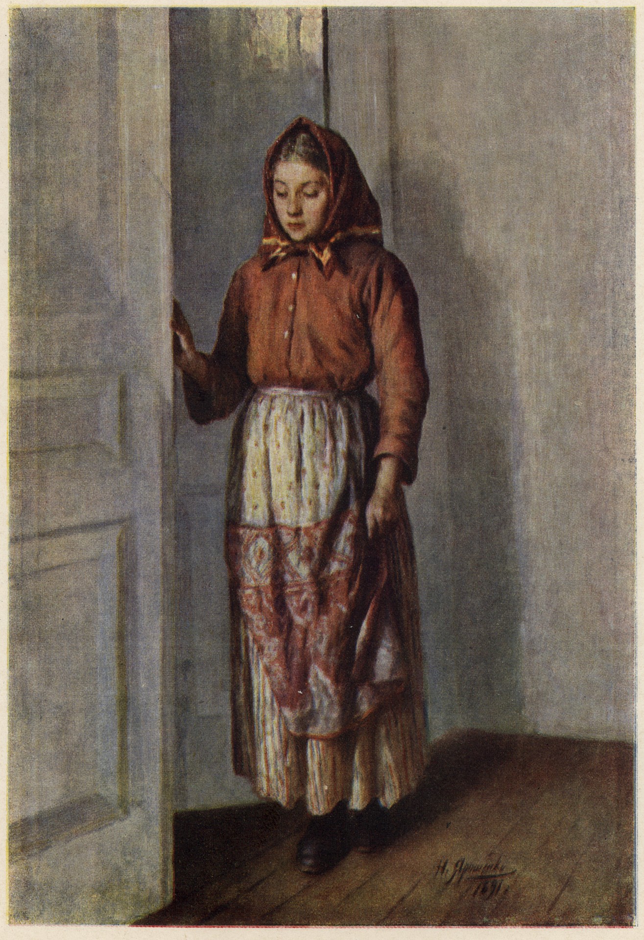 Девушка крестьянка