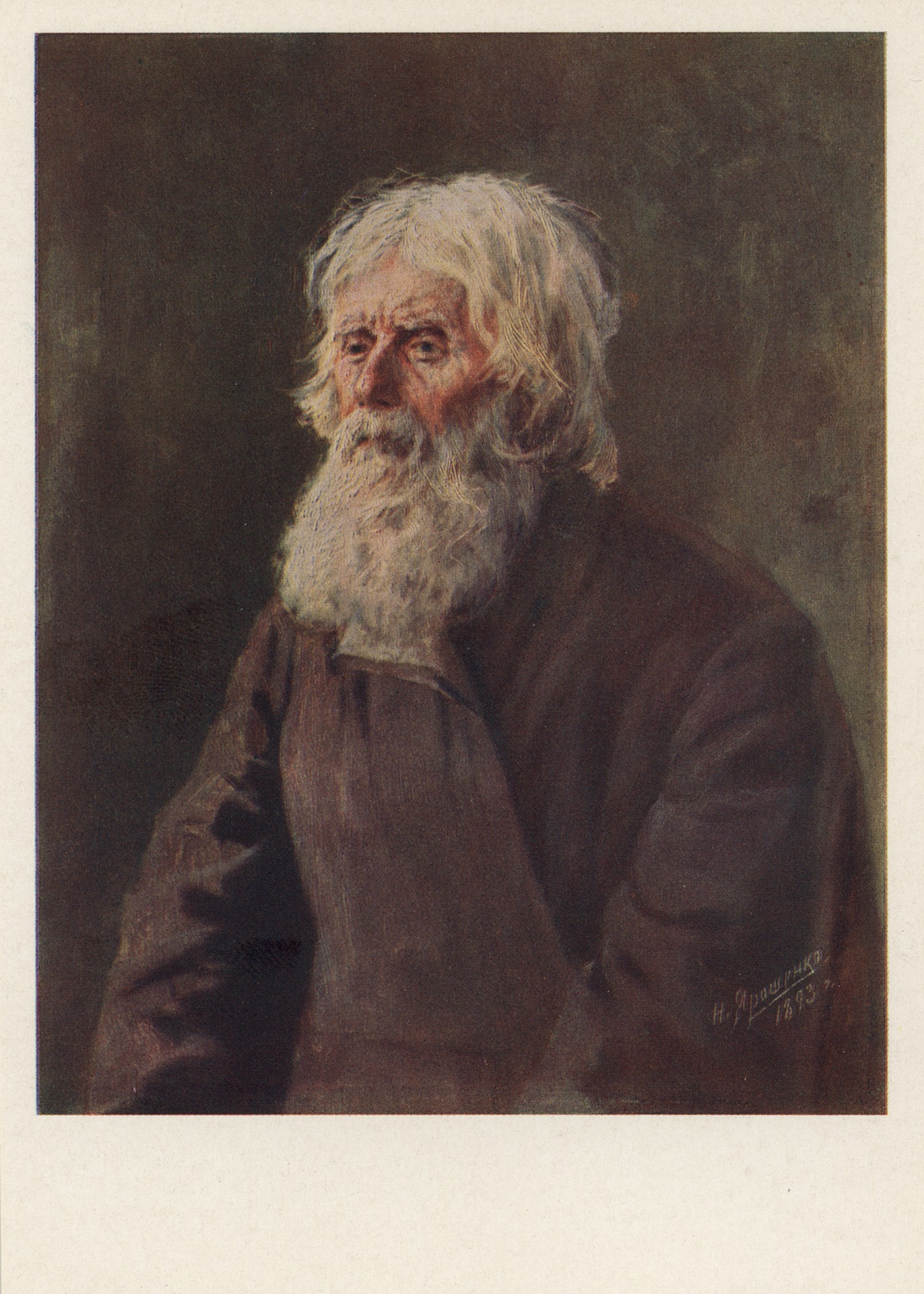 Голова старика крестьянина