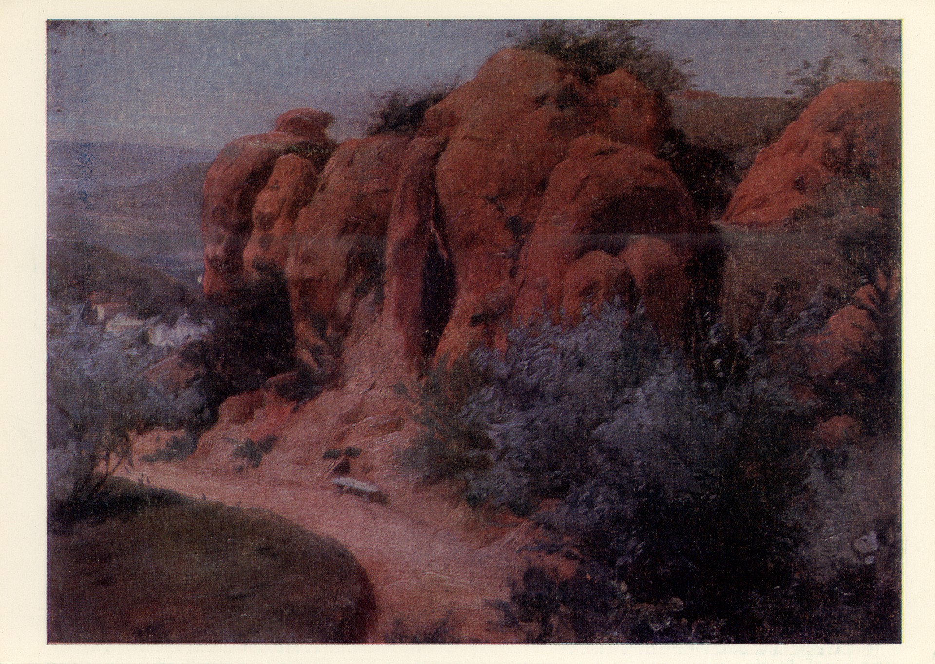 Красные камни