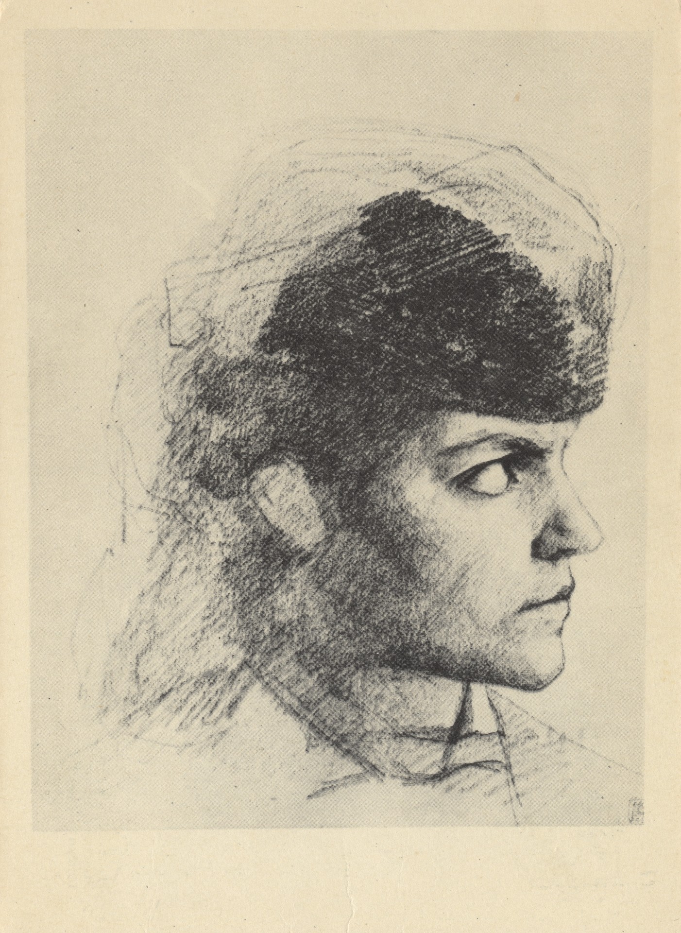 Женская голова. Этюд к картине У Литовского замка