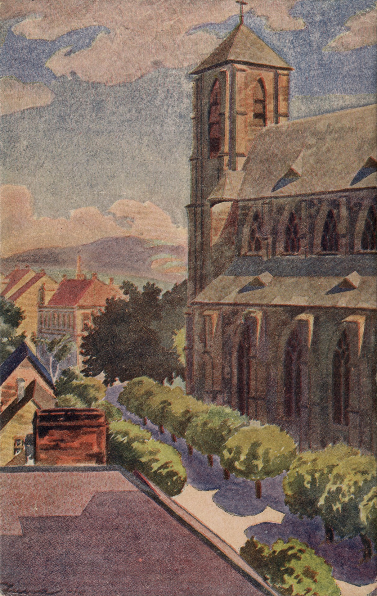 Туринов, костел Мариански