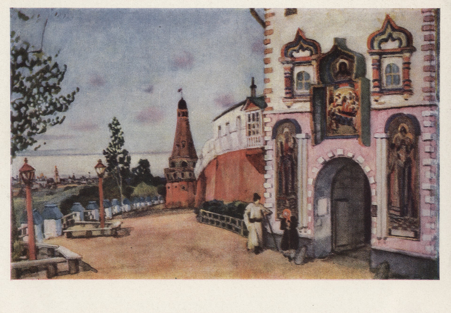 Эскиз декорации к комедии А.Н Островского Сердце на камень