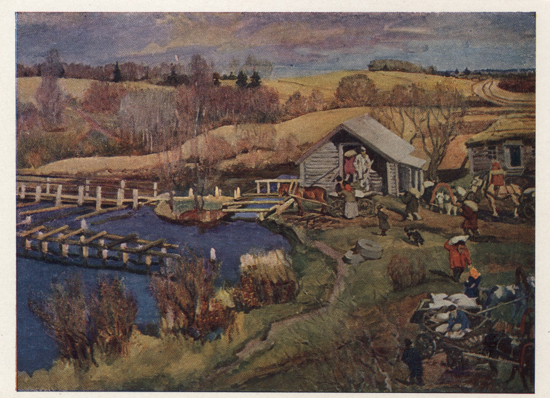 Мельница. октябрь