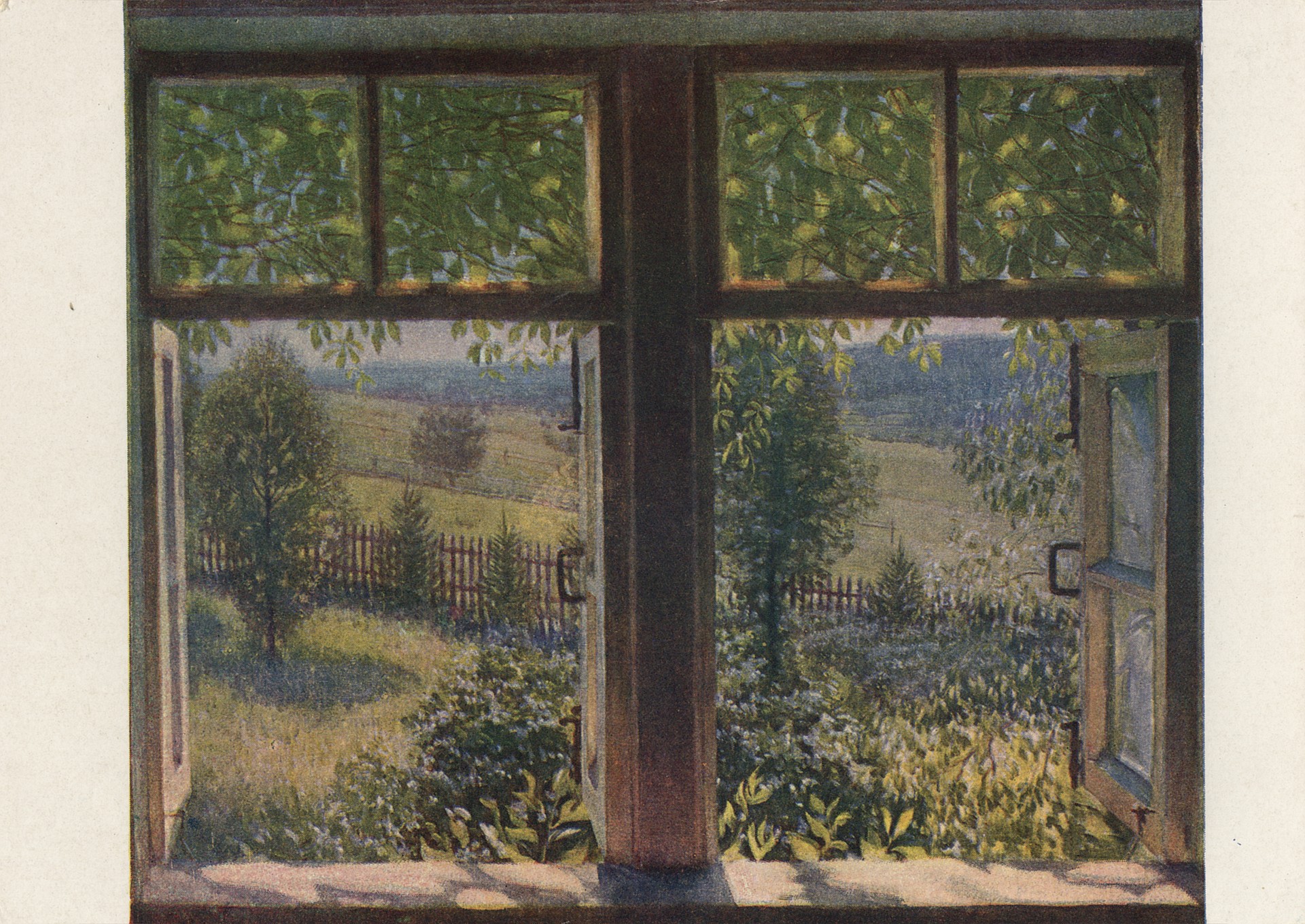 Раскрытое окно