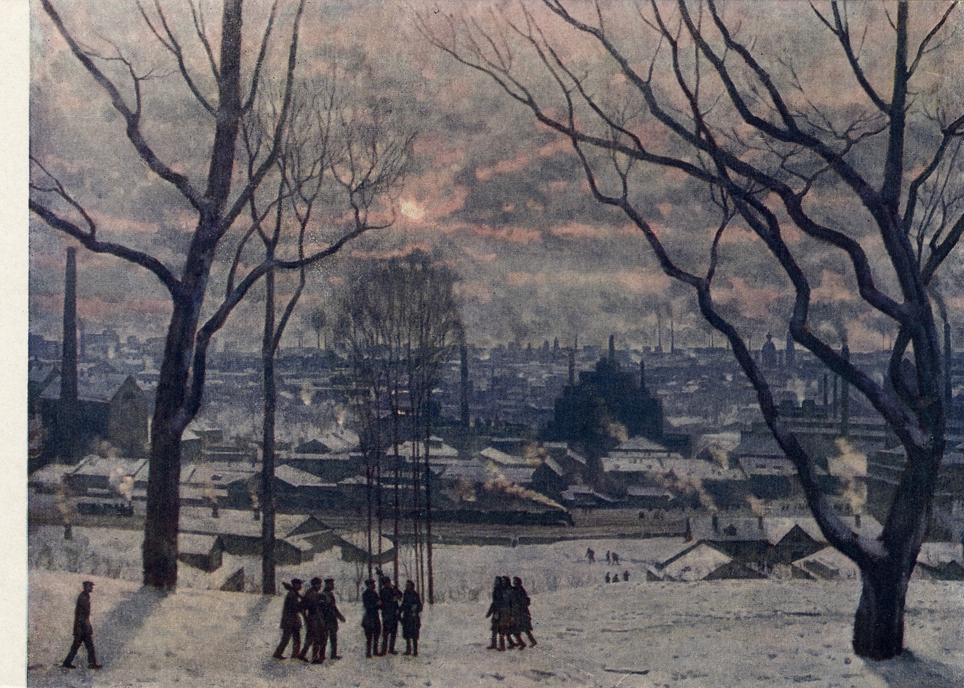 Утро индустриальной Москвы