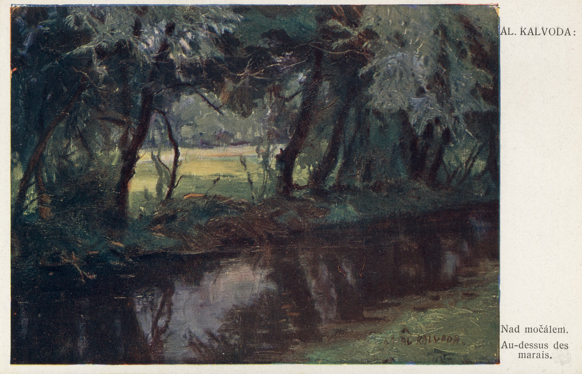 Деревья над рекой