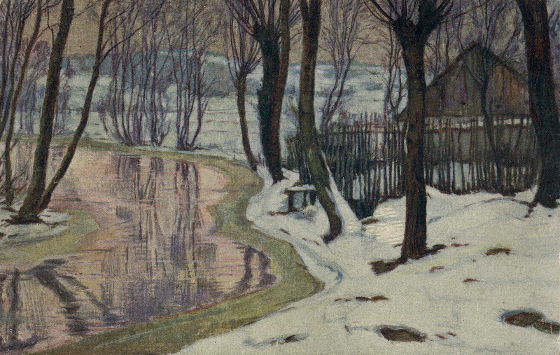 Речка зимой 1