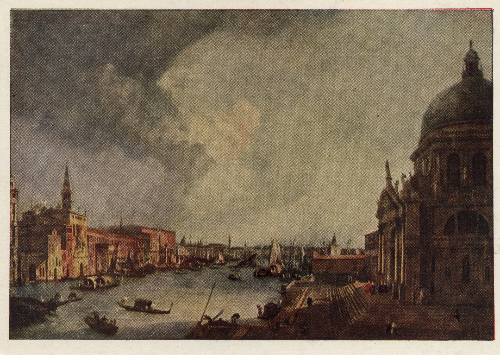 Устье большого канала в Венеции