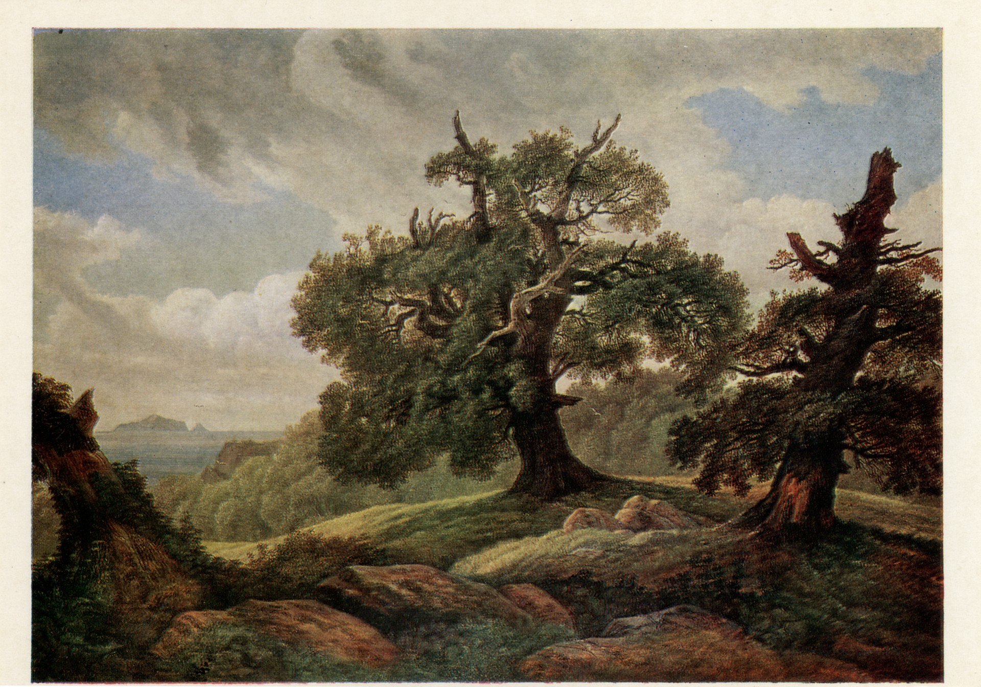 Дубы у моря. 1835