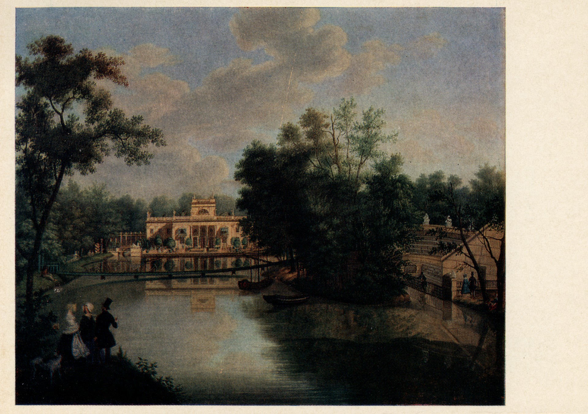 Вид дворца в Лазенках