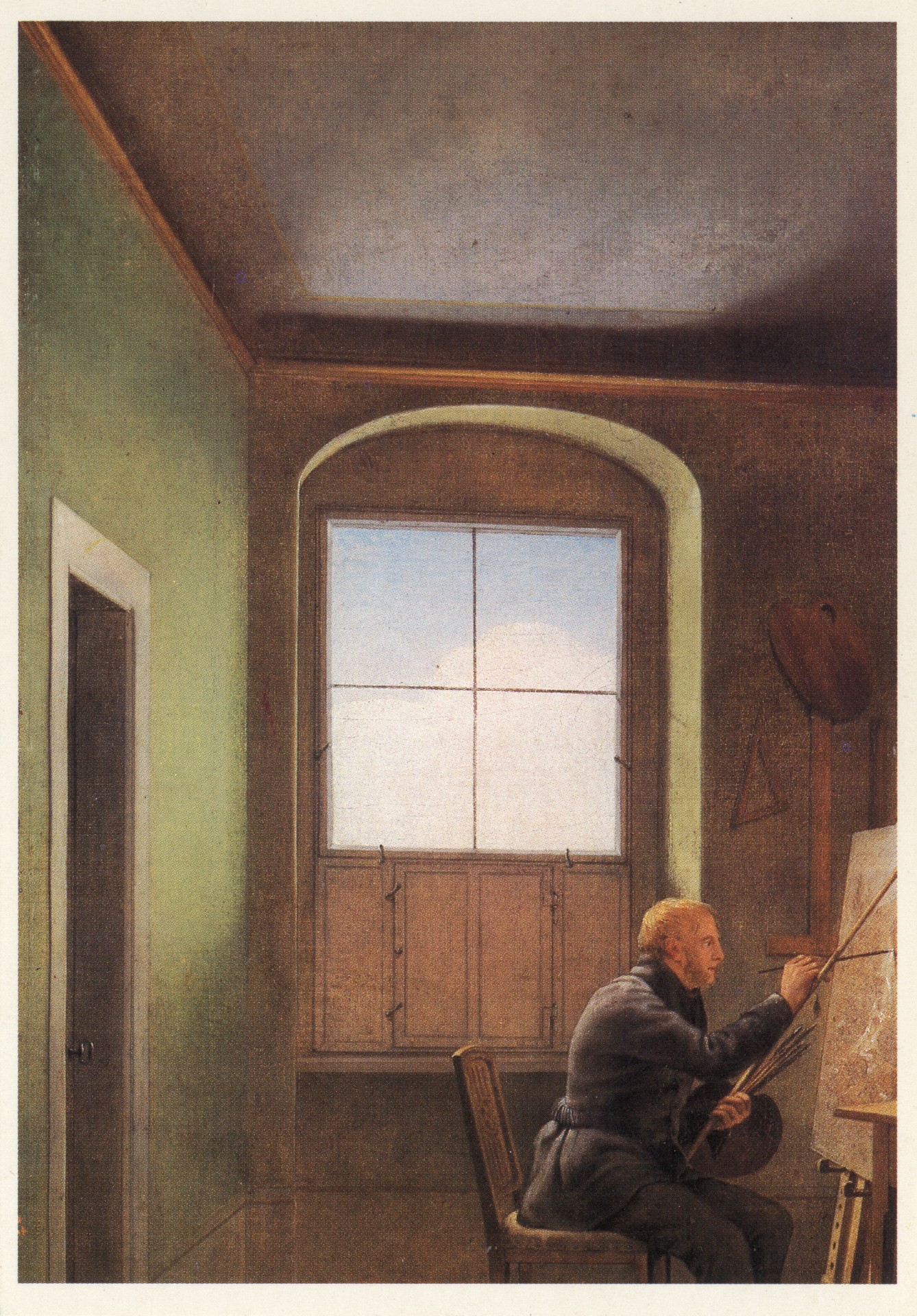 Каспар Давид Фридрих в своём ателье (Фрагмент)