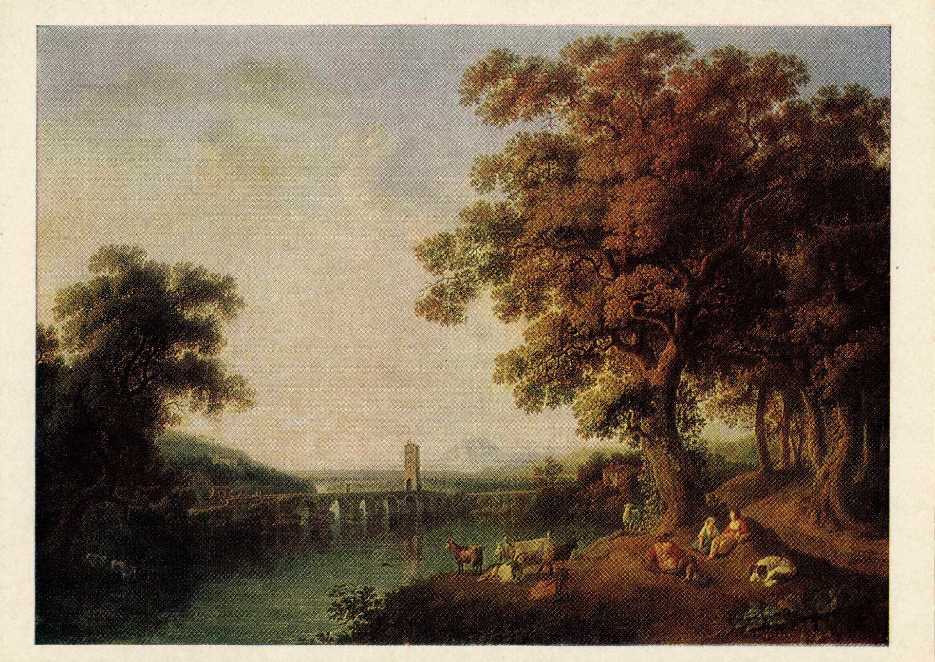 Вечер в окрестностях Рима