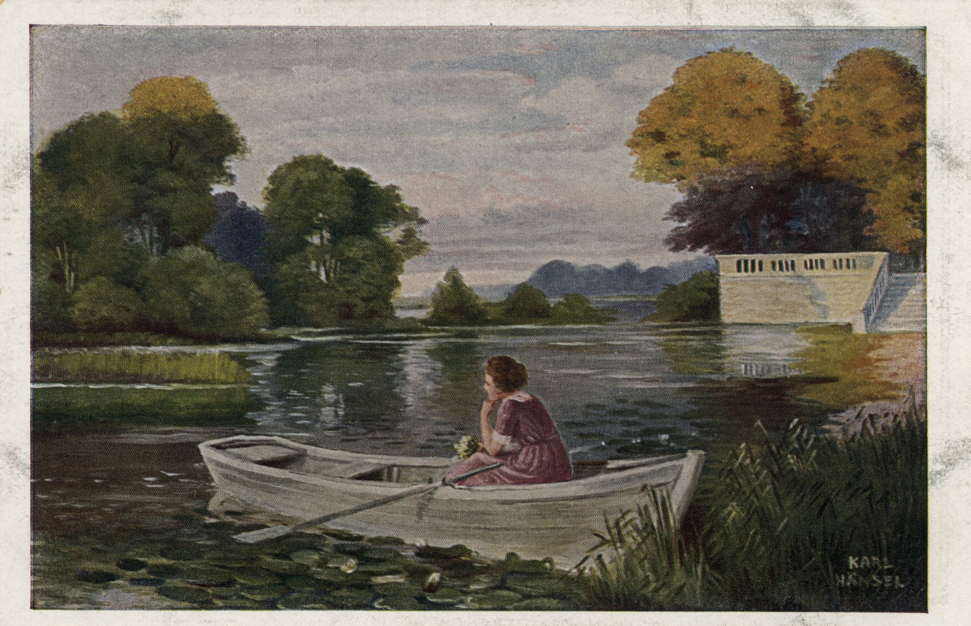 Ожидающая в парке