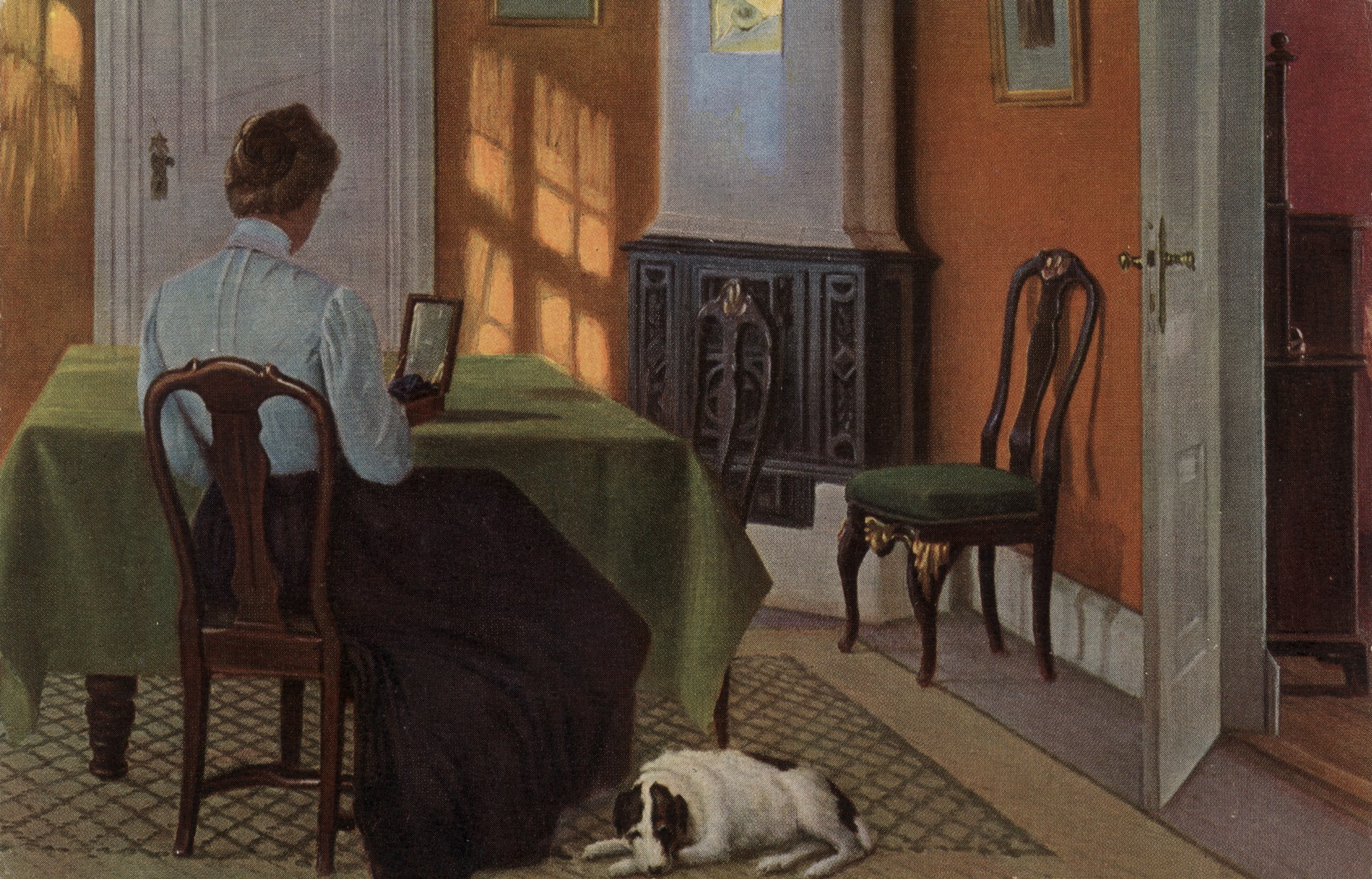 Интерьер с собакой