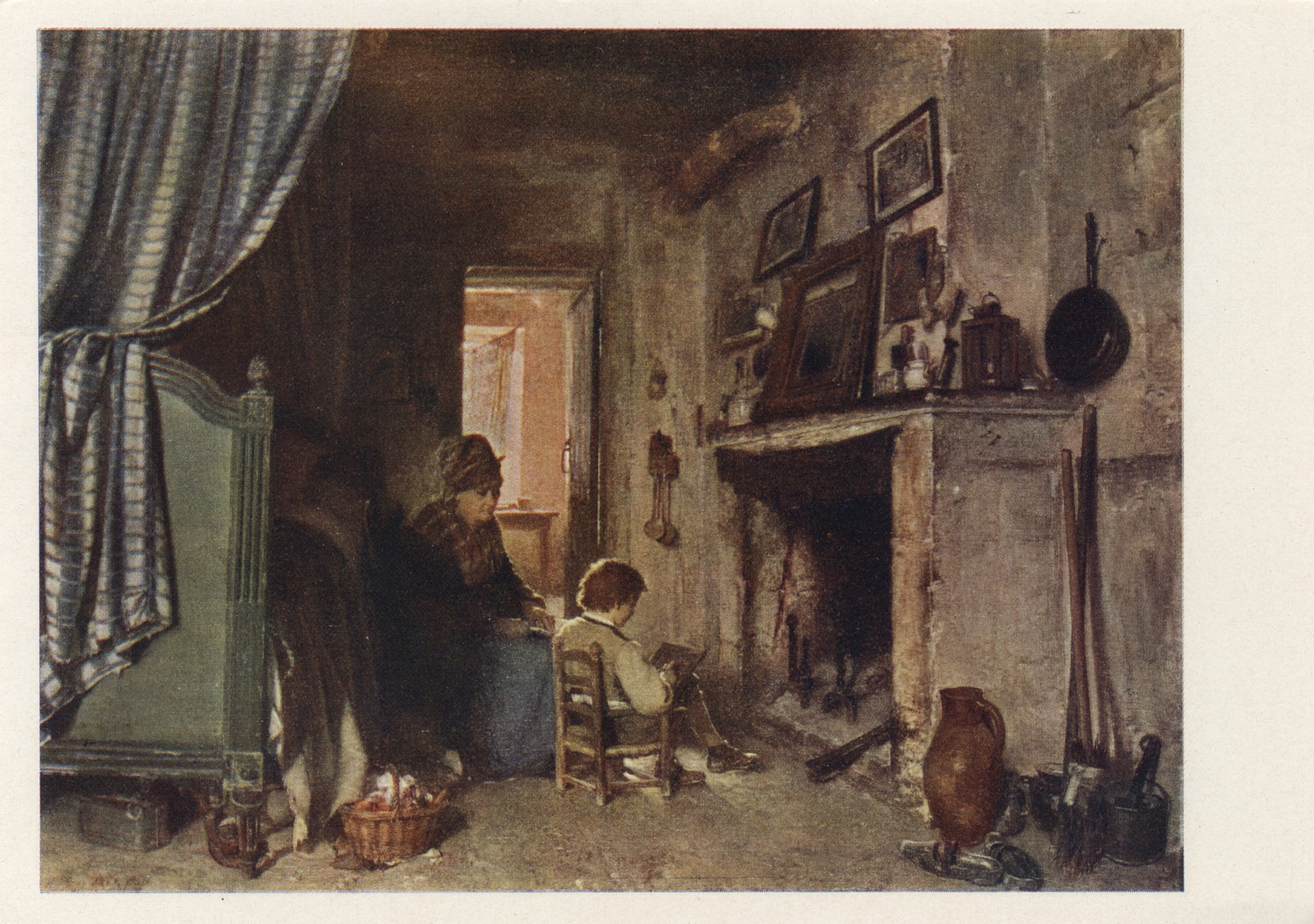 Бабушка с внучком