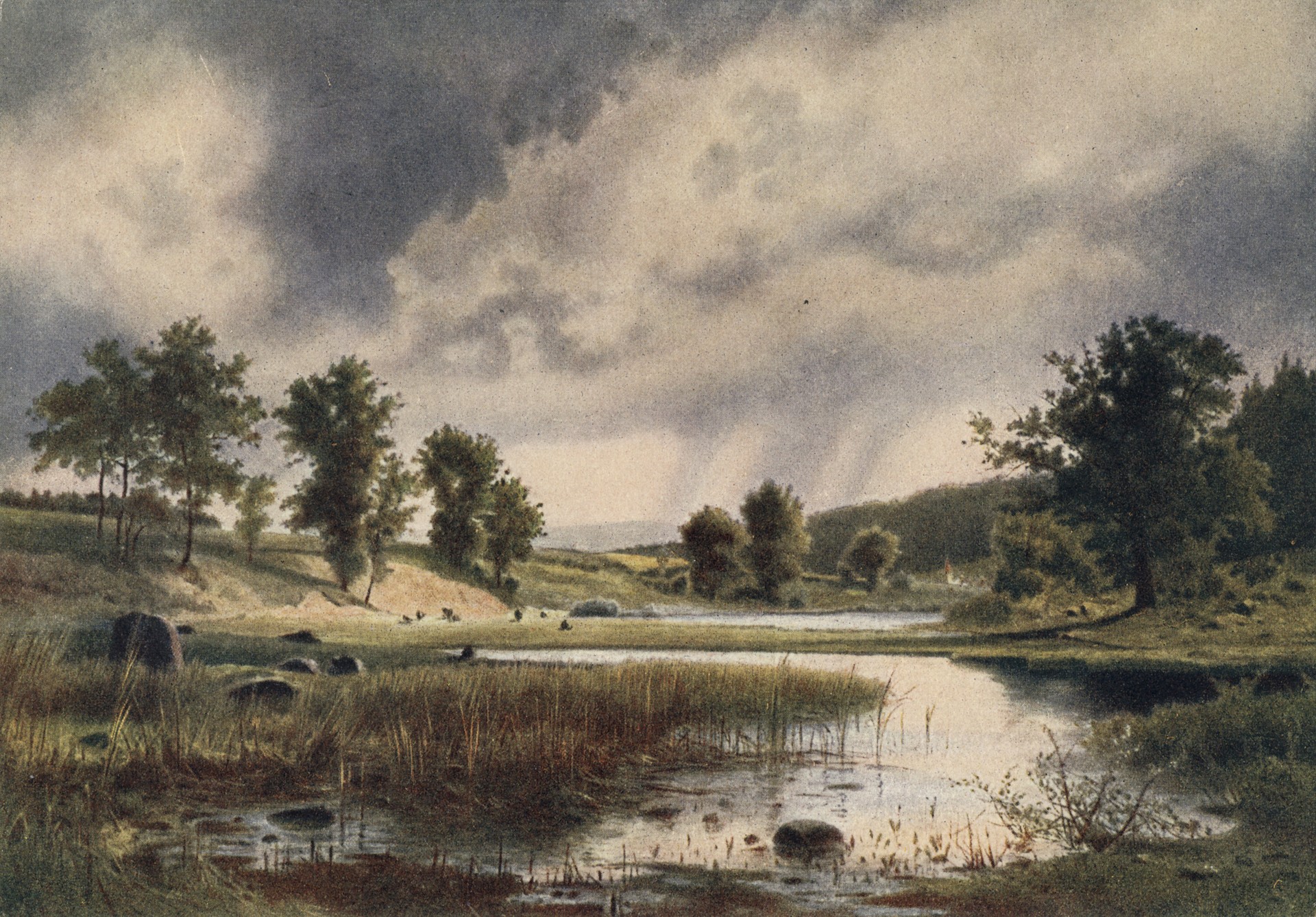 Пейзаж с рекой