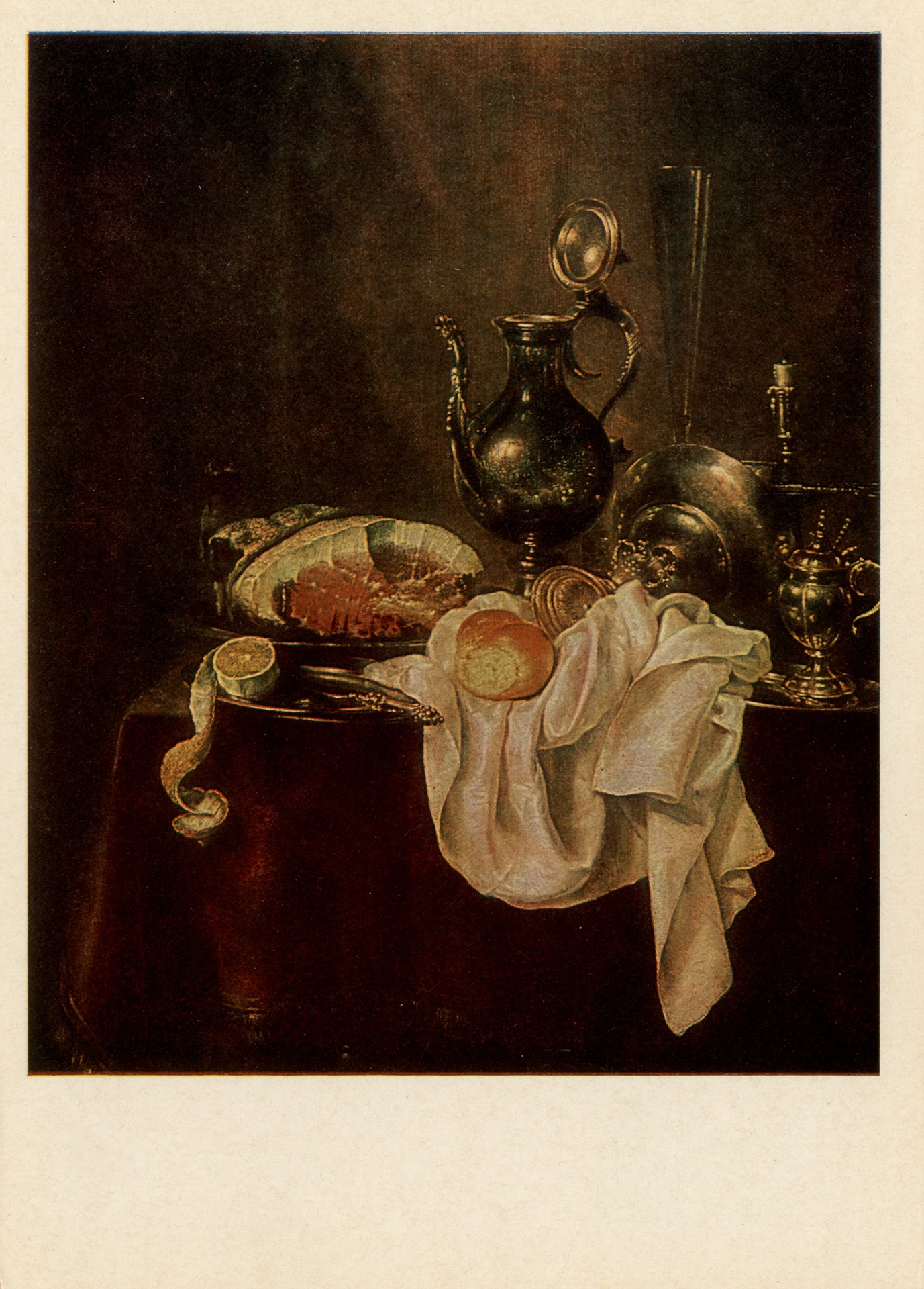 Ветчина и серебряная посуда