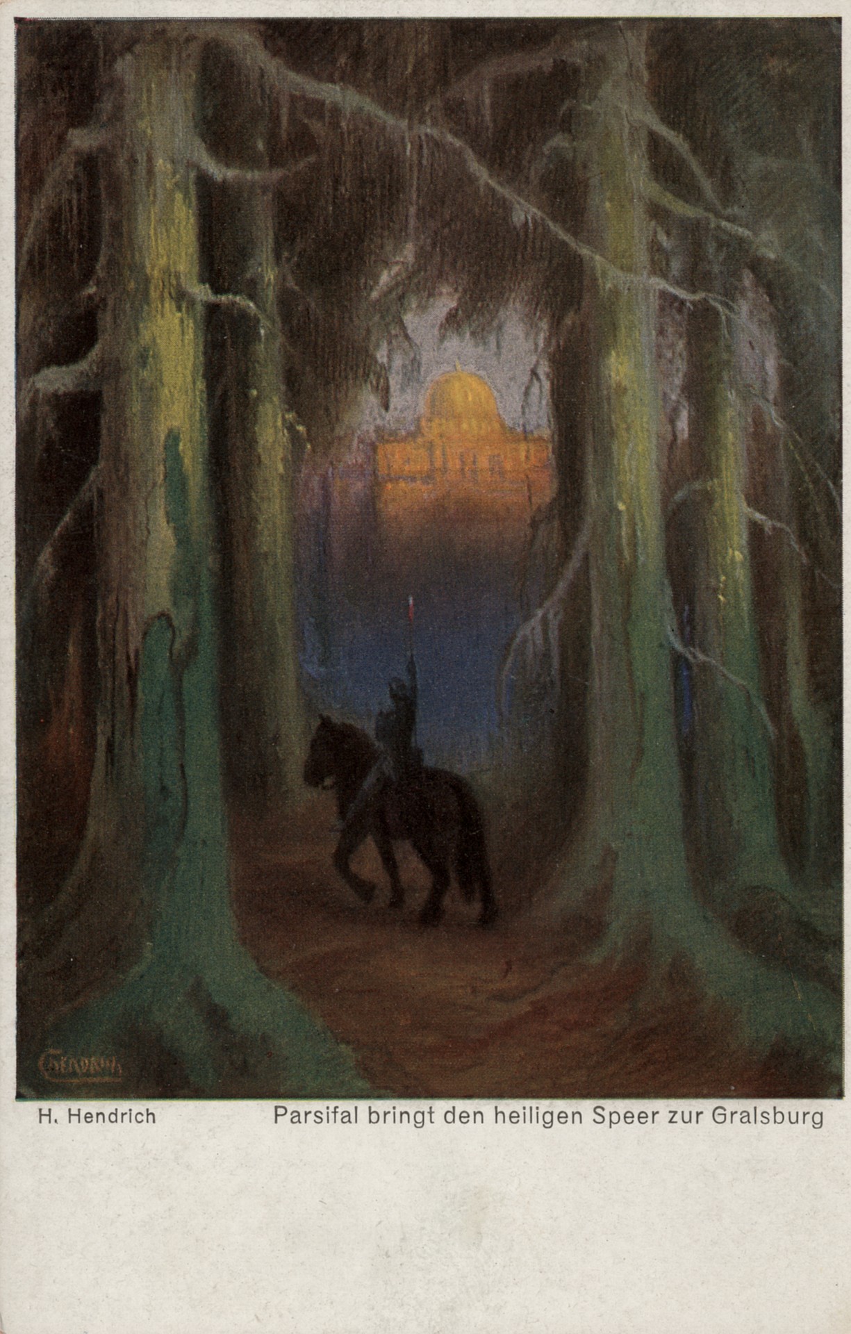 Персифал везёт Св. Спира в Гласбург