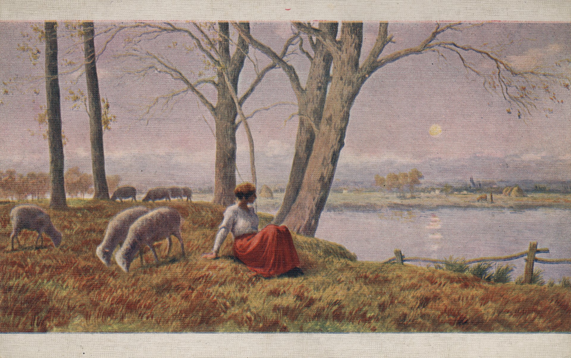 На пастбище