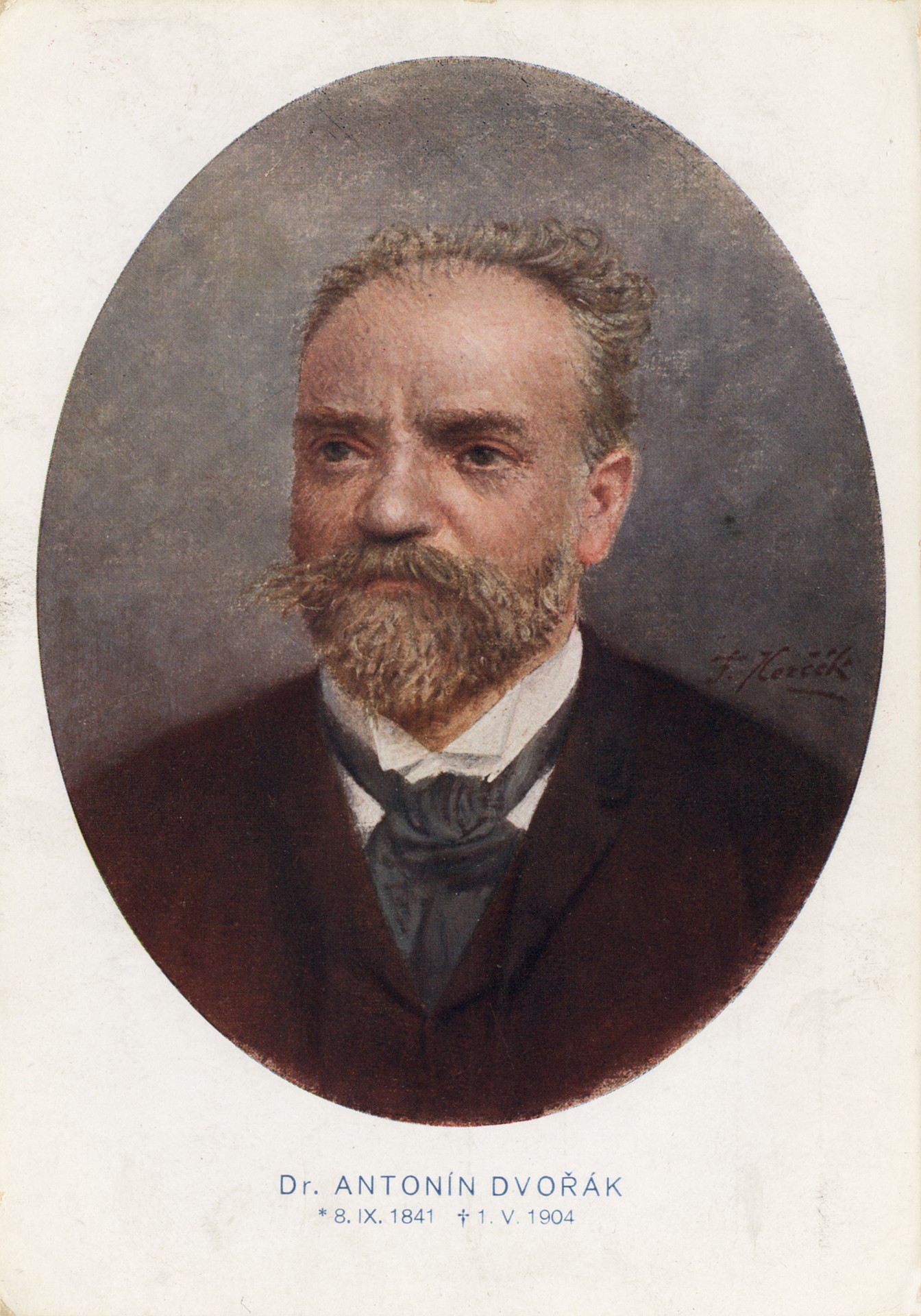 Портрет Антонина Дворжака