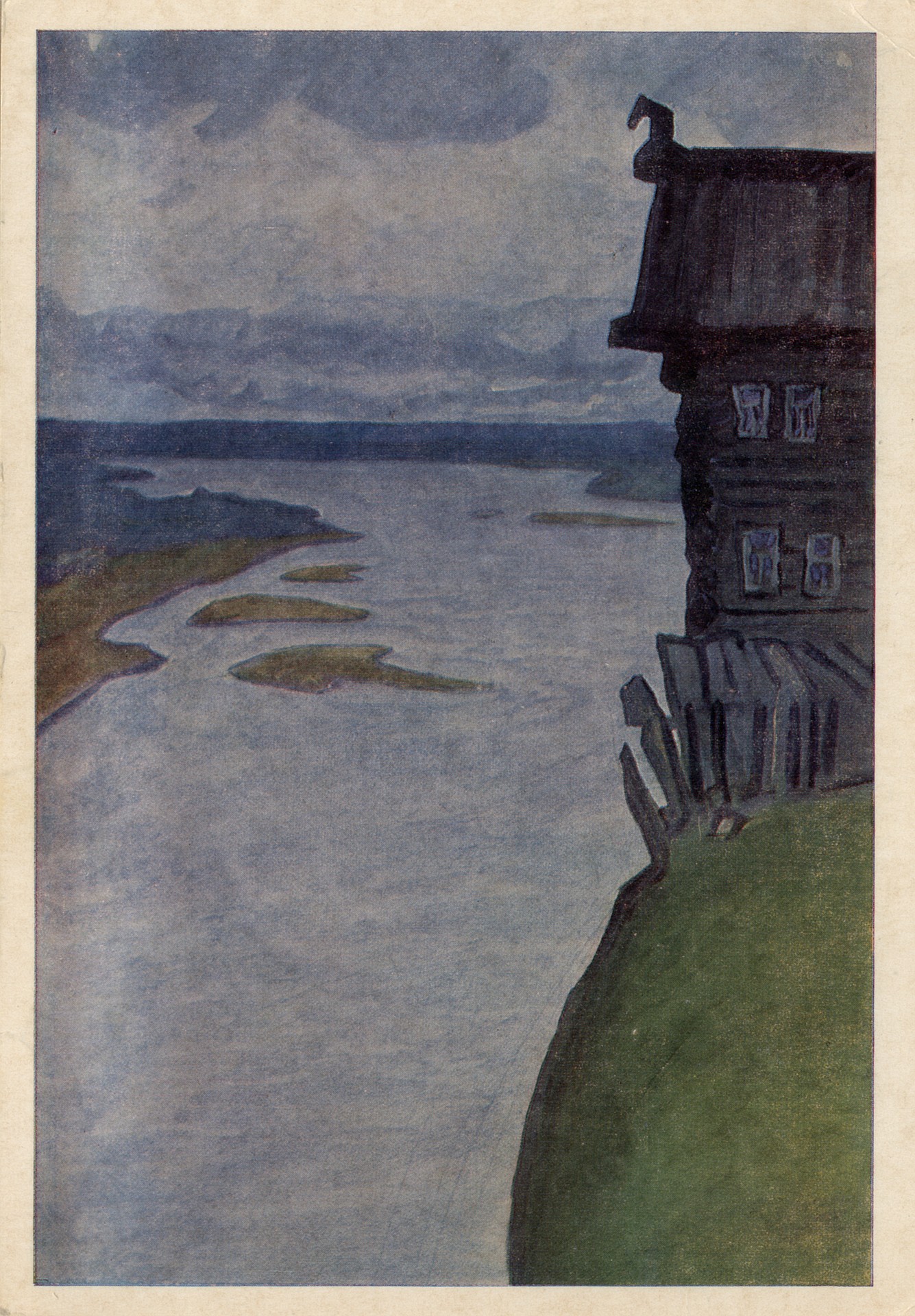 Река Мезень, деревня Лешуконское