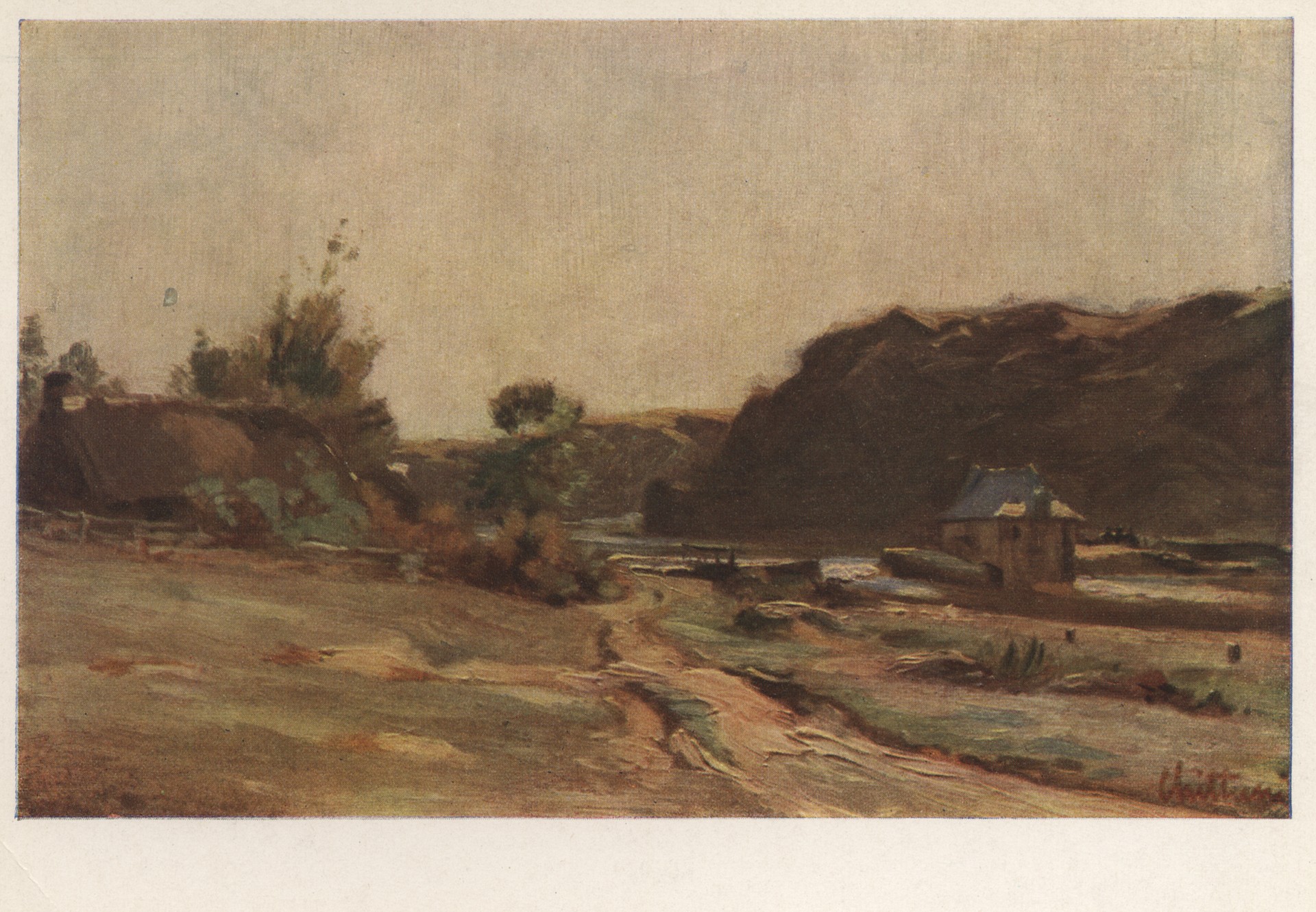 Пейзаж и река