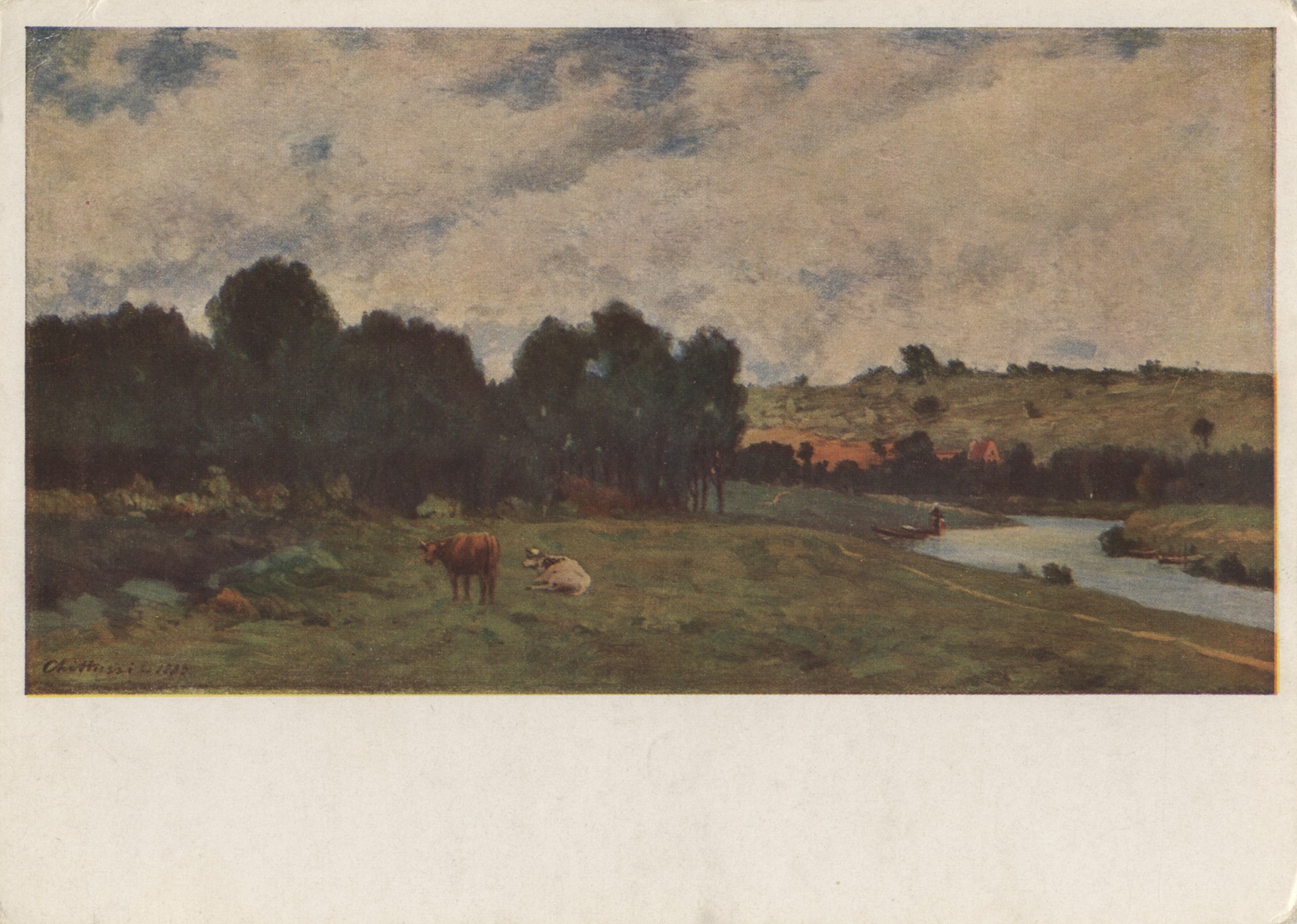 Пейзаж с рекой 1