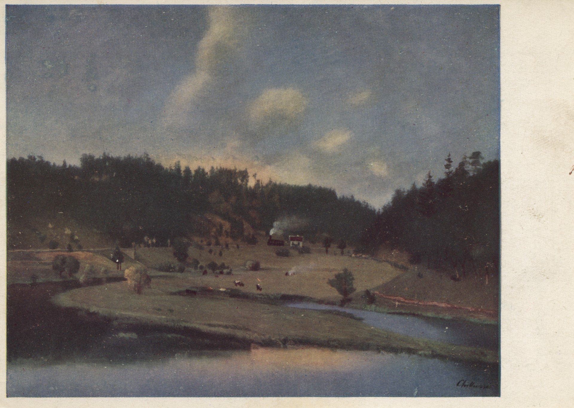 Речка  в долине